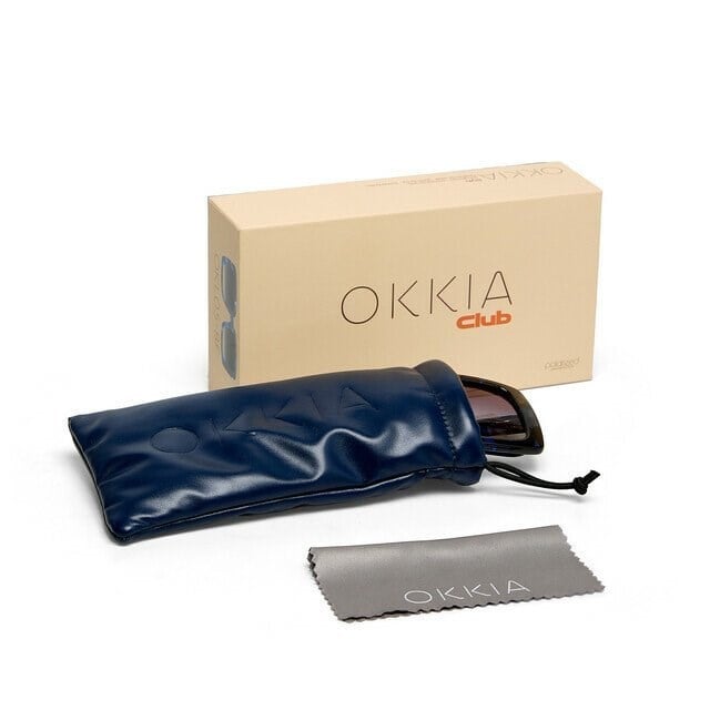 Okkia Club ISCHIA Siyah Lens Polarize Güneş Gözlüğü Mavi