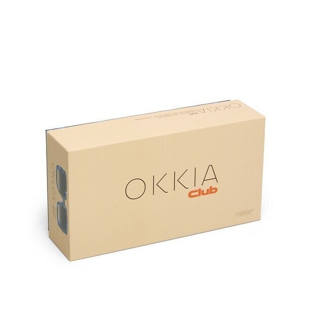 Okkia Club ISCHIA Siyah Lens Polarize Güneş Gözlüğü Mavi
