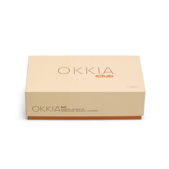 Okkia Club PROCIDA Siyah Lens Polarize Güneş Gözlüğü Turuncu Jel
