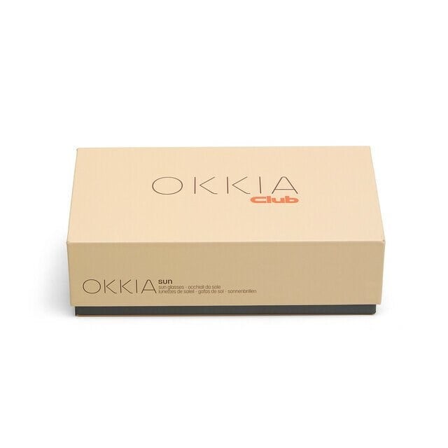 Okkia Club VULCANO Mavi Lens Güneş Gözlüğü Şeffaf Füme