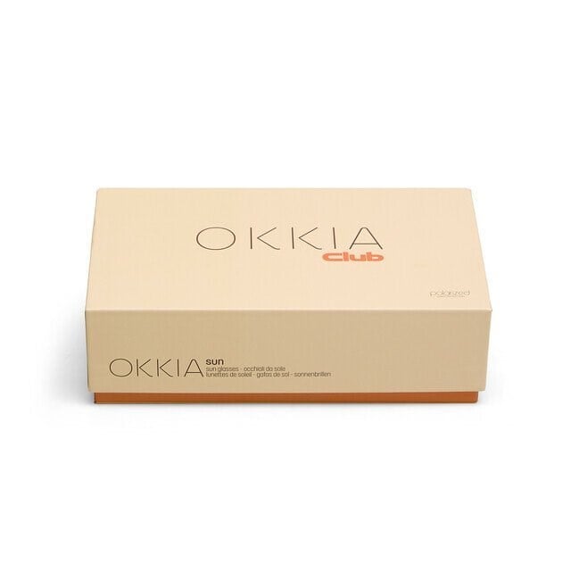 Okkia Club VULCANO Siyah Lens Polarize Güneş Gözlüğü Bal Rengi