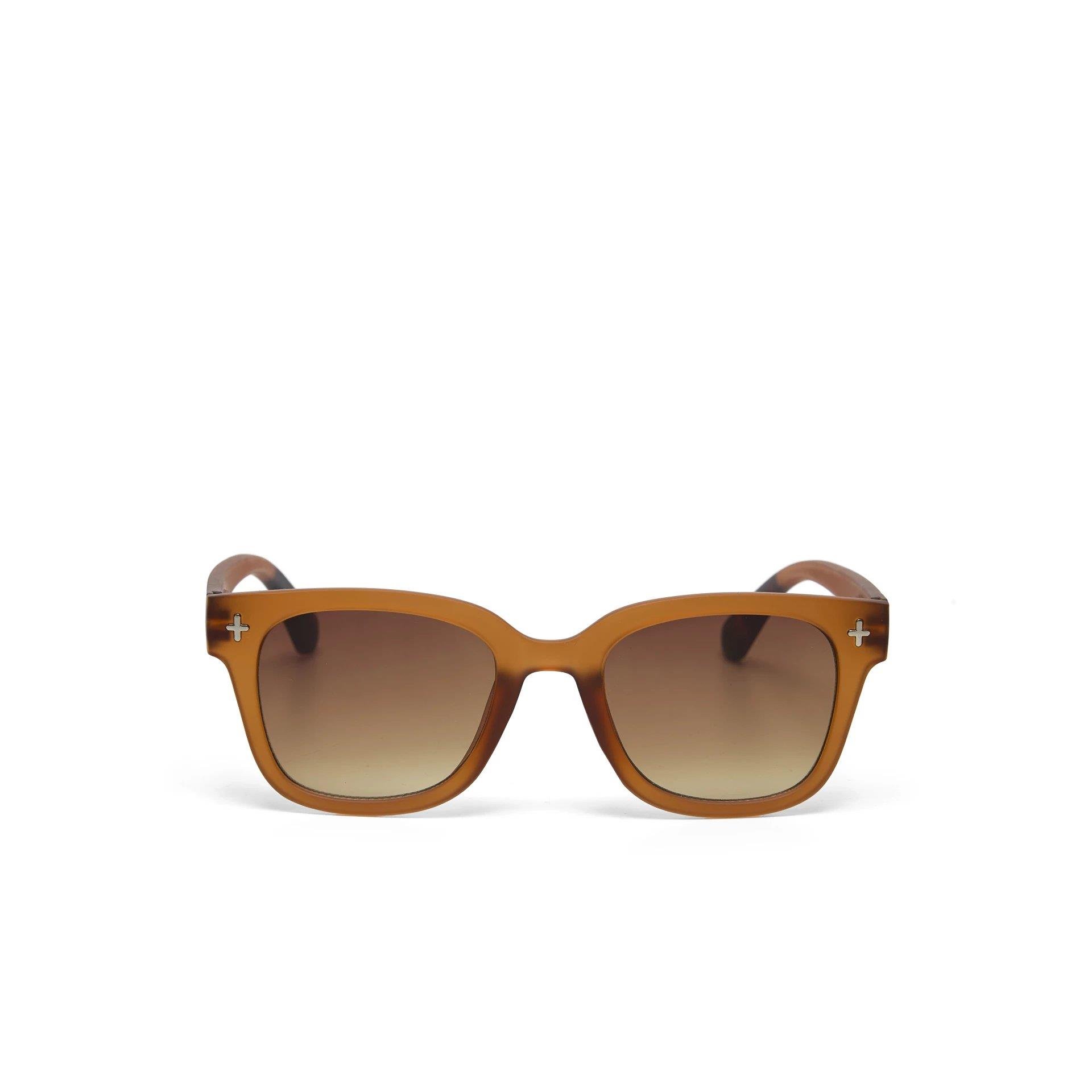 Okkia Giovanni Kahverengi Lens Unisex Güneş Gözlüğü Kahverengi