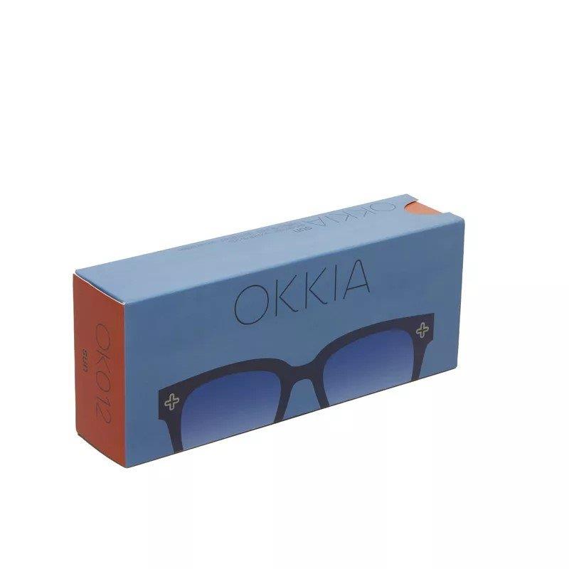 Okkia Giovanni Midnight  Unisex Güneş Gözlüğü Mavi Gradyan