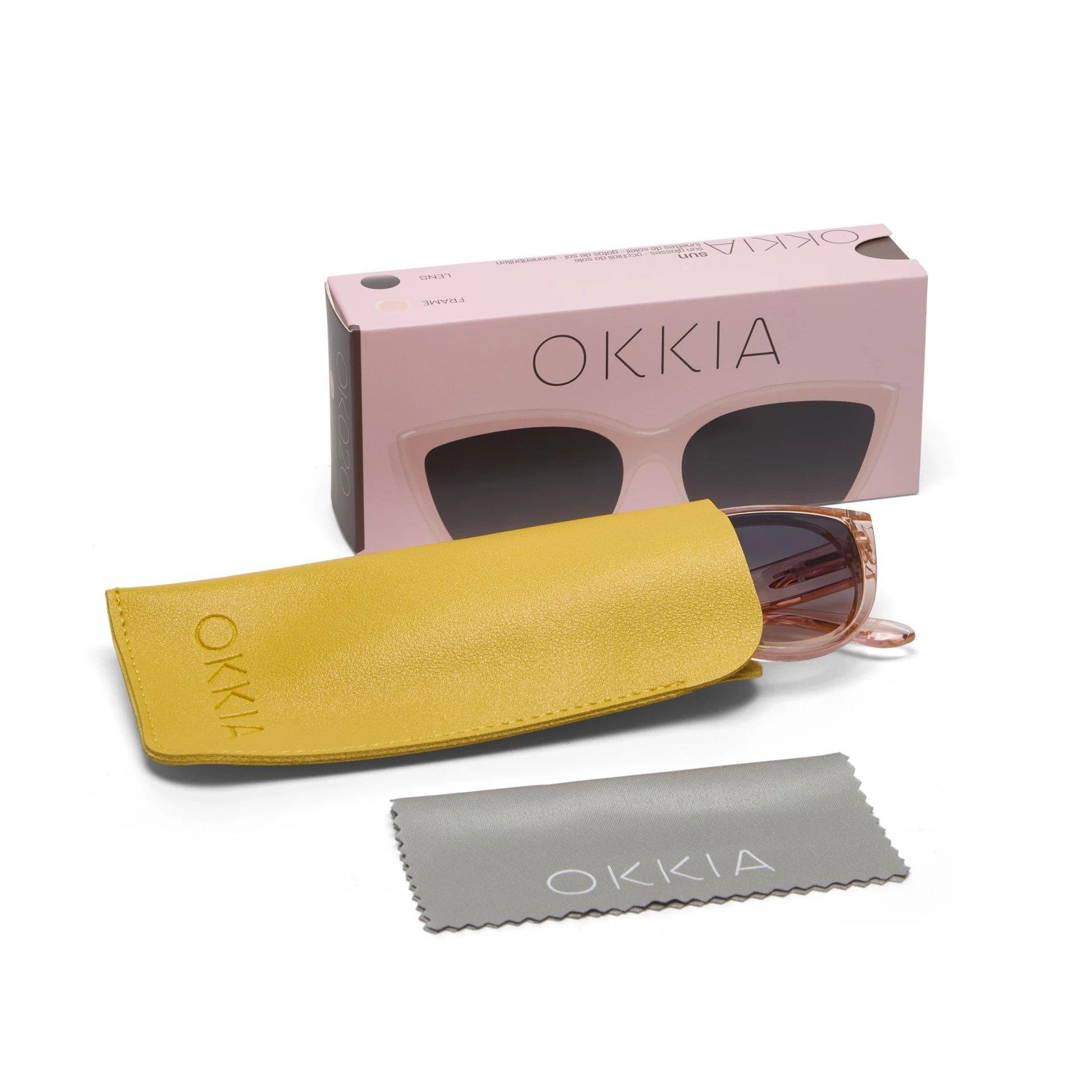 Okkia Silvia Güneş Gözlüğü Kahverengi-Pembe Degrade