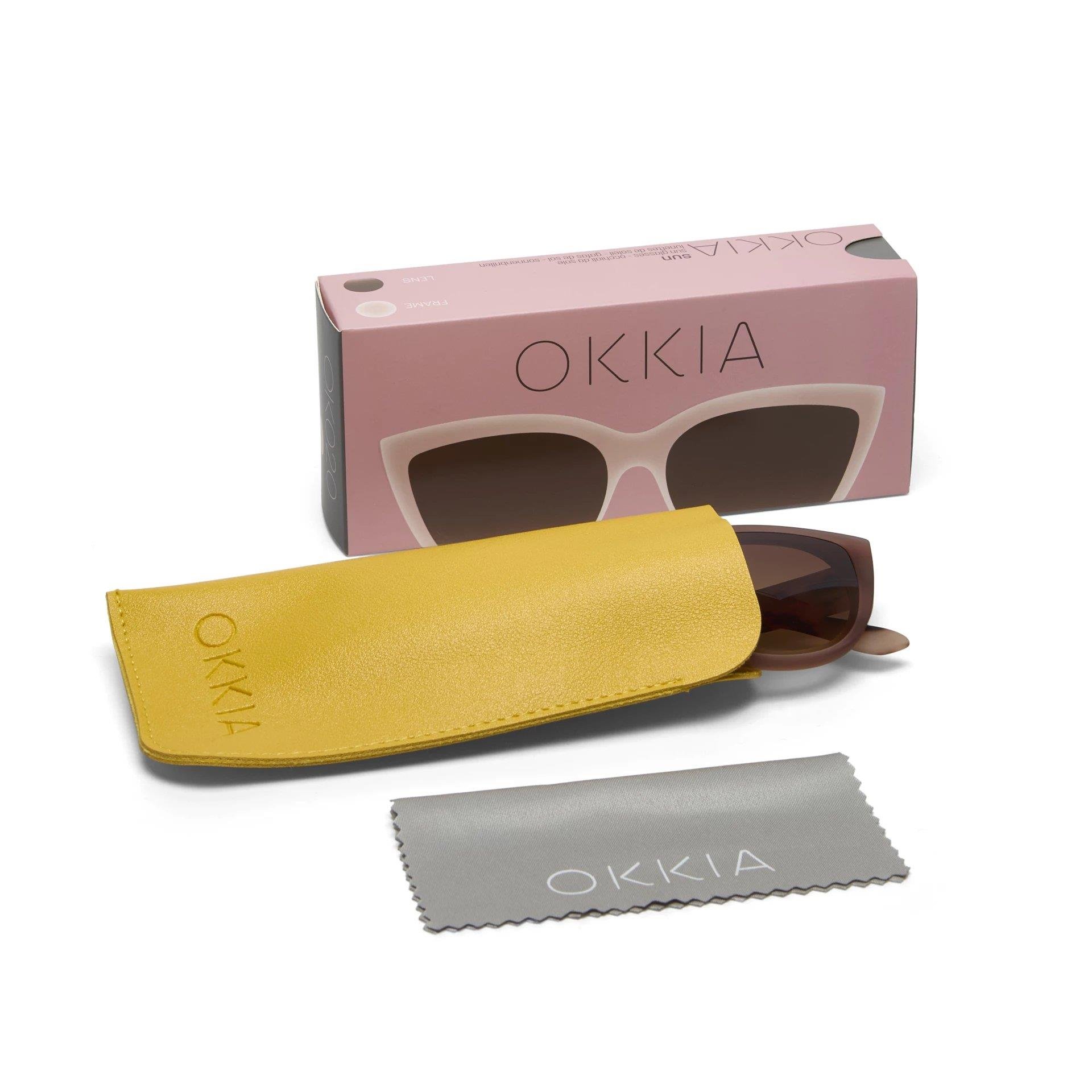 Okkia Silvia Güneş Gözlüğü Pembe Havana Kahverengi