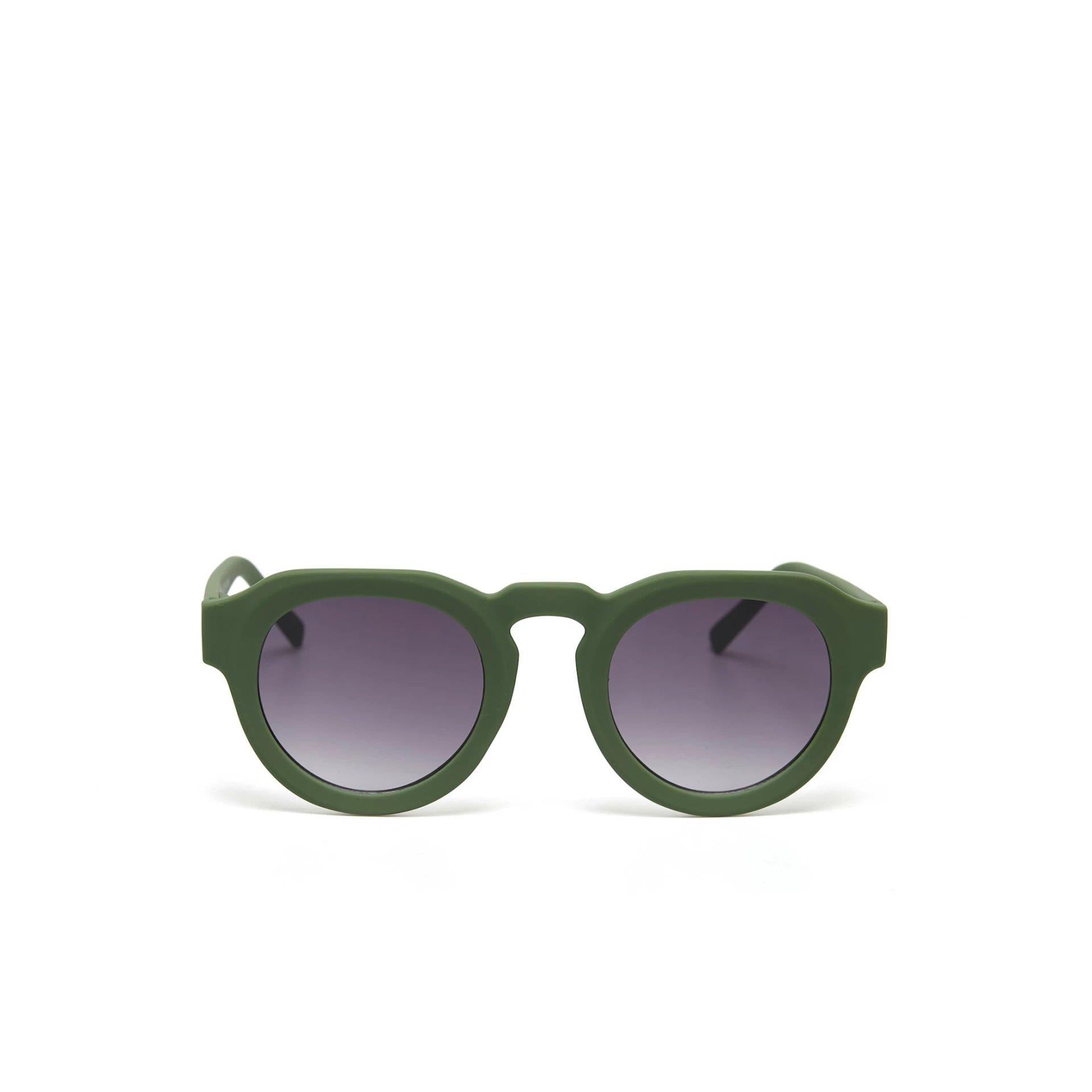 Okkia Zeno Round Unisex Verde Güneş Gözlüğü Siyah Degrade