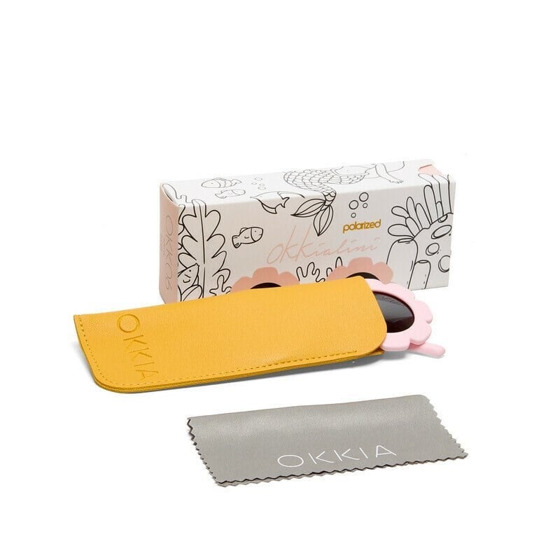 Okkialini Kids Flower Çocuk Güneş Gözlüğü Sarı 6/10 Yaş
