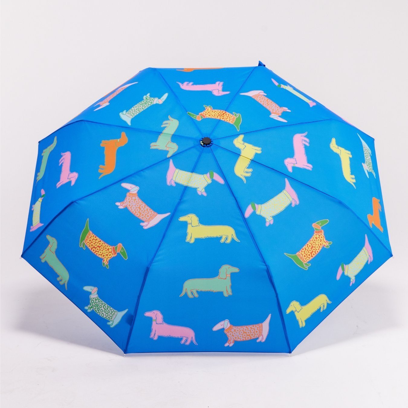 Original Duckhead Duck Kompakt Şemsiye Dogs in Blue