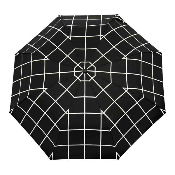 Original Duckhead Duck Kompakt Şemsiye Black Grid