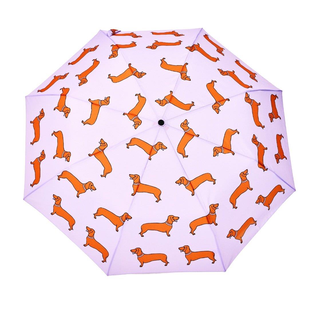 Original Duckhead Duck Kompakt Şemsiye Dachshund Purple