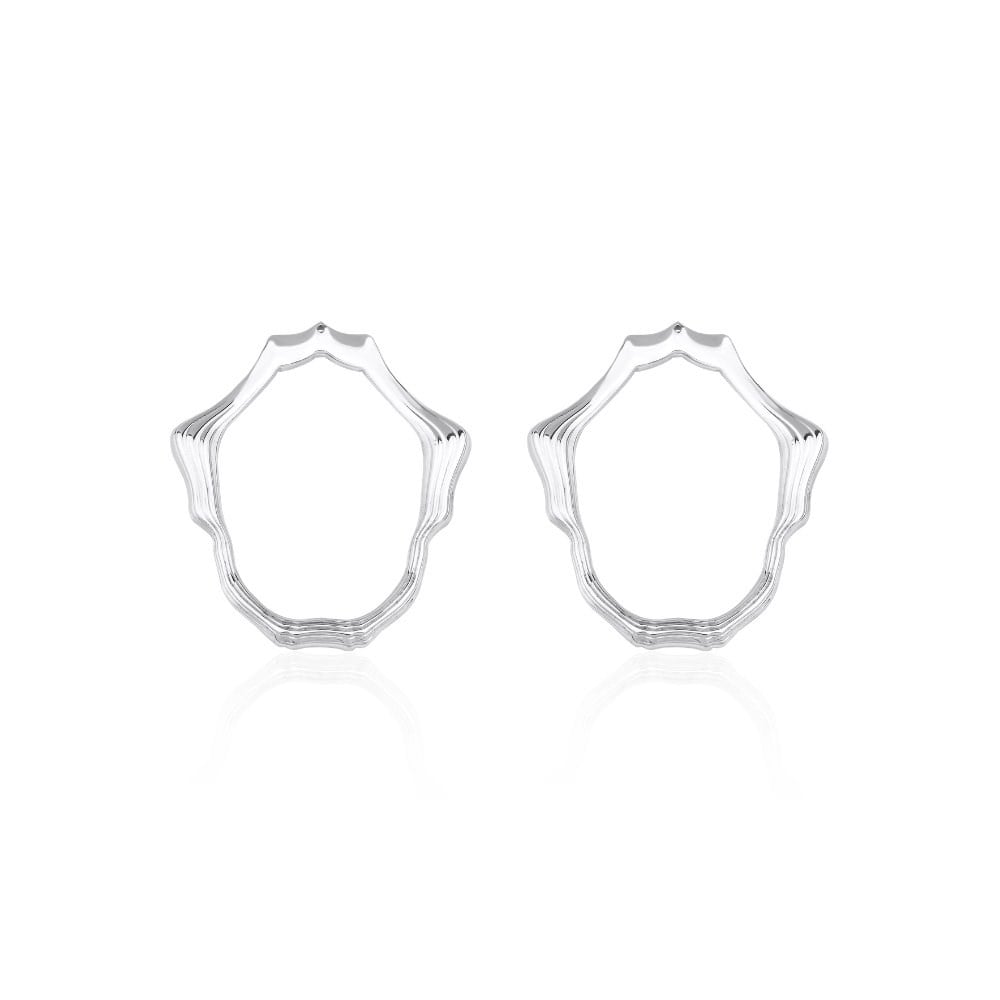 Oval Mineli Küpe 