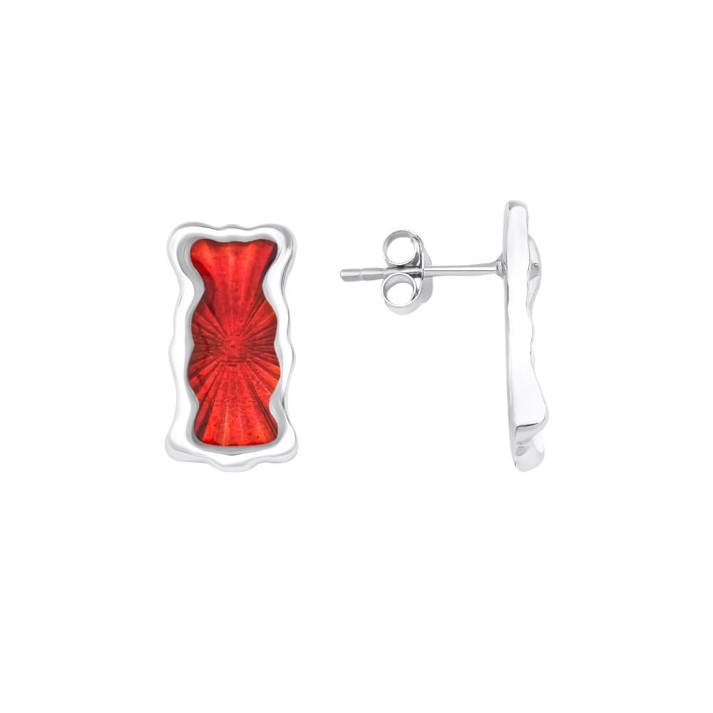 Oval Mineli Küpe