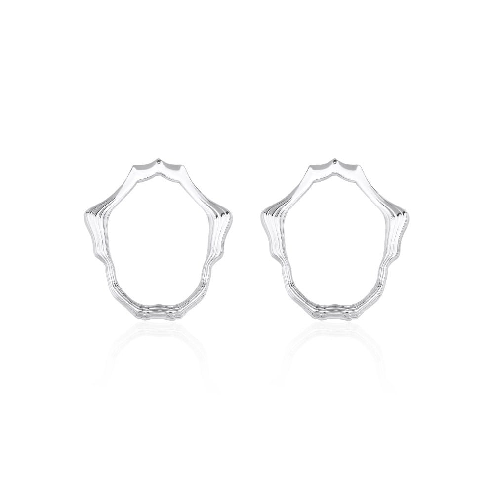 Oval Mineli Küpe