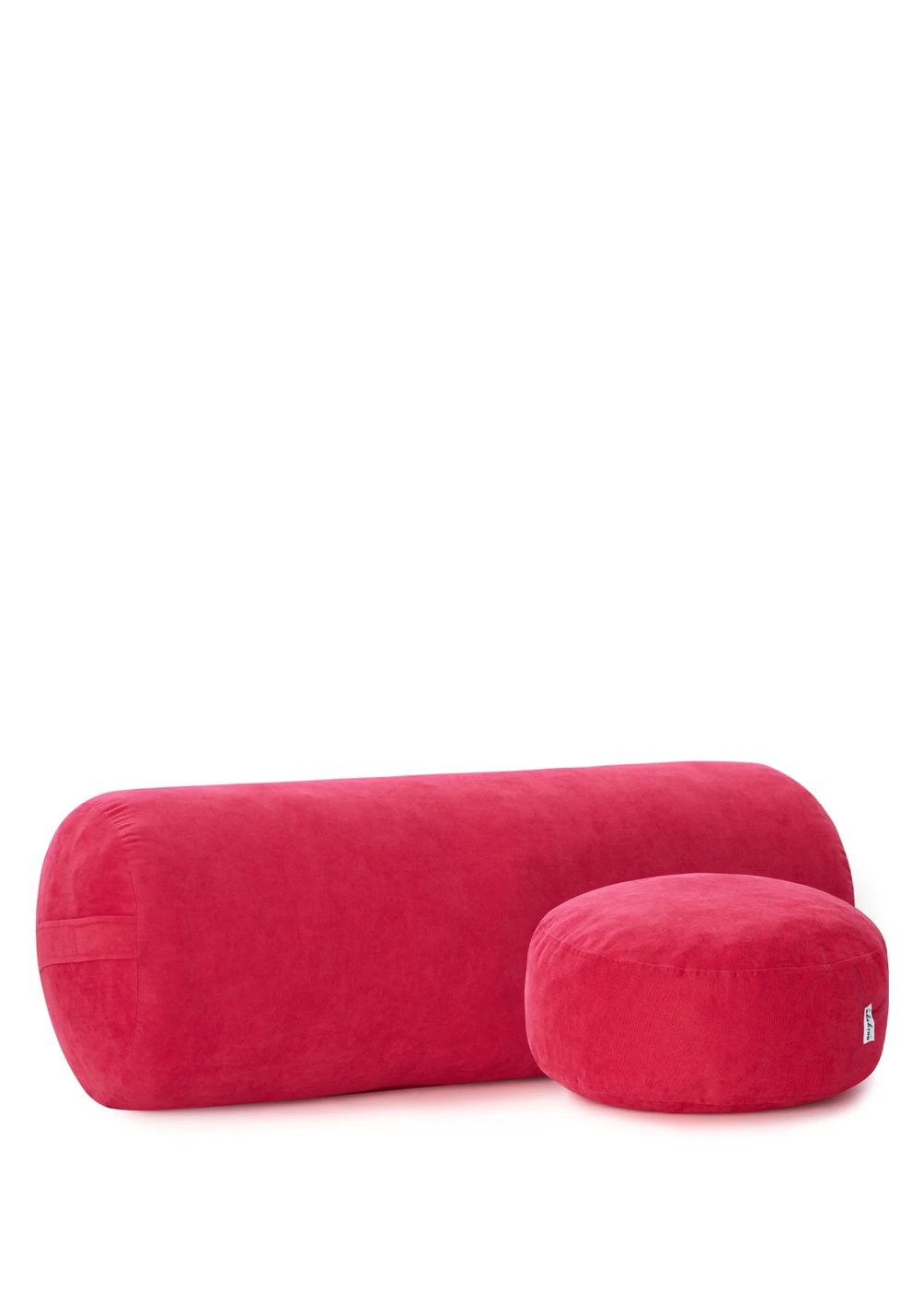 Pembe Bolster & Meditasyon Minderi