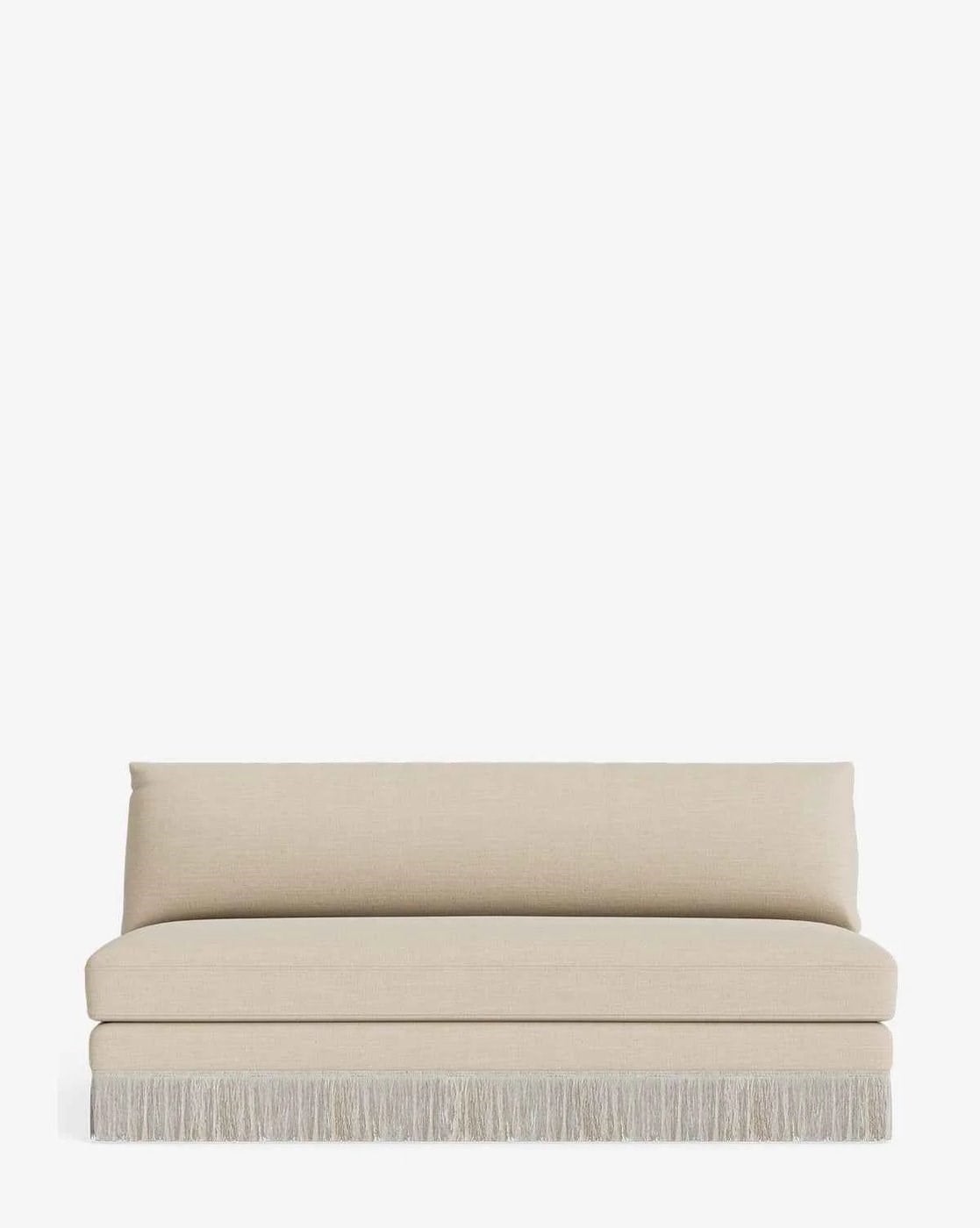 Philippa Settee Püsküllü Kumaş