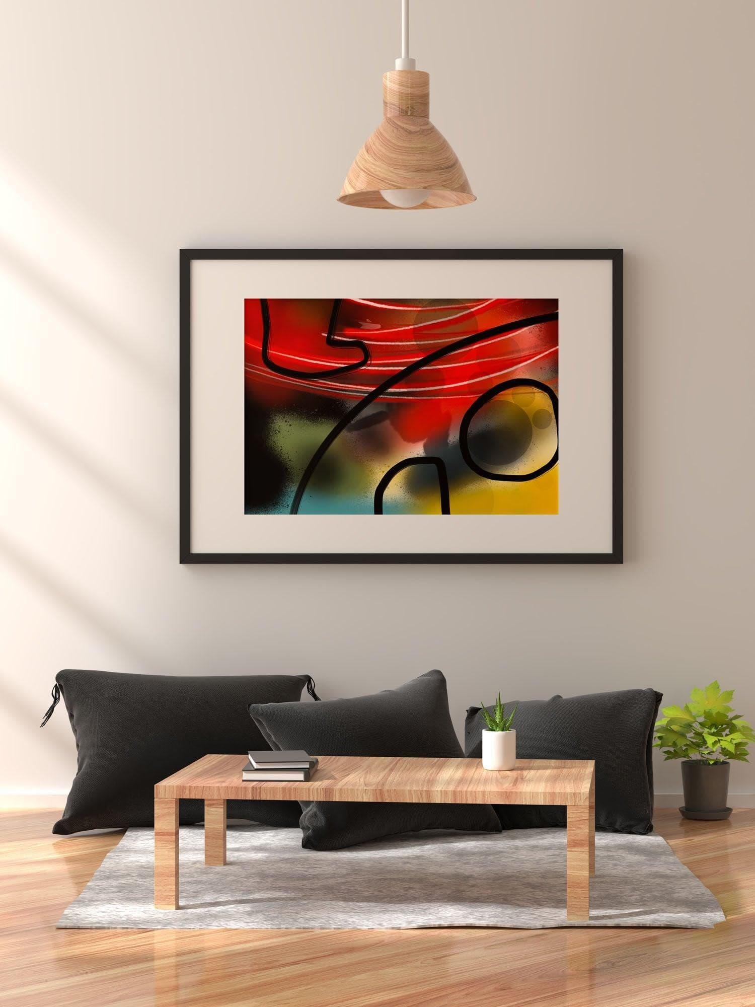 Play Space No 2 - Abstract Collection - Baskı