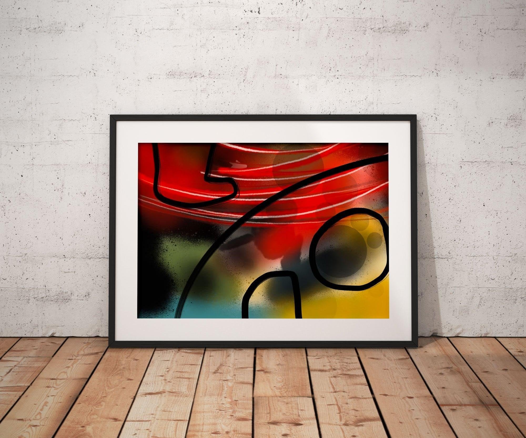 Play Space No 2 - Abstract Collection - Baskı