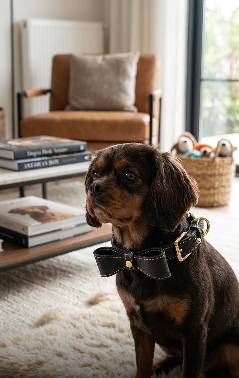 Premium El Yapımı Hakiki Deri Köpek Boyun Tasması
