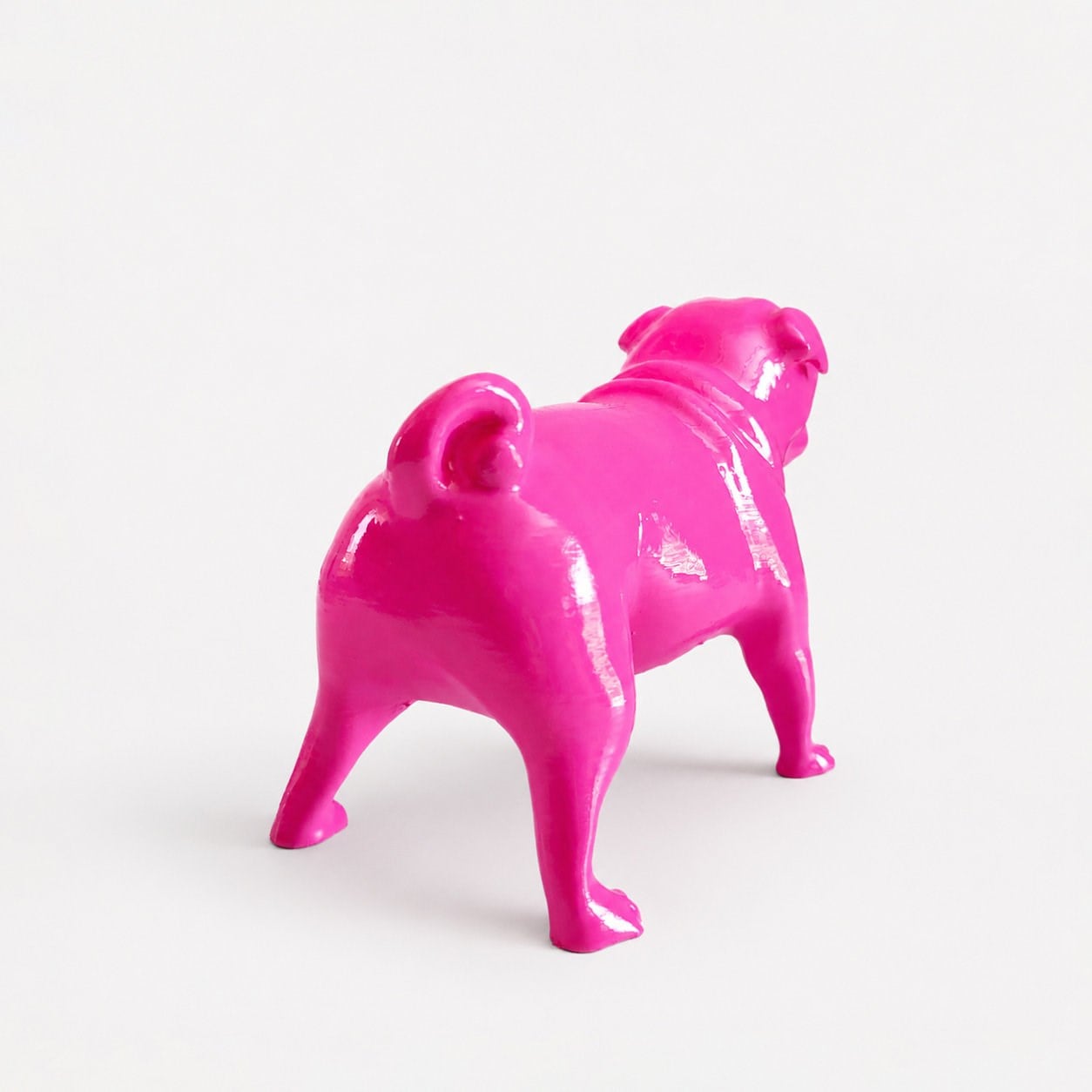 Pug Köpek Figürü | Şeker Pembe