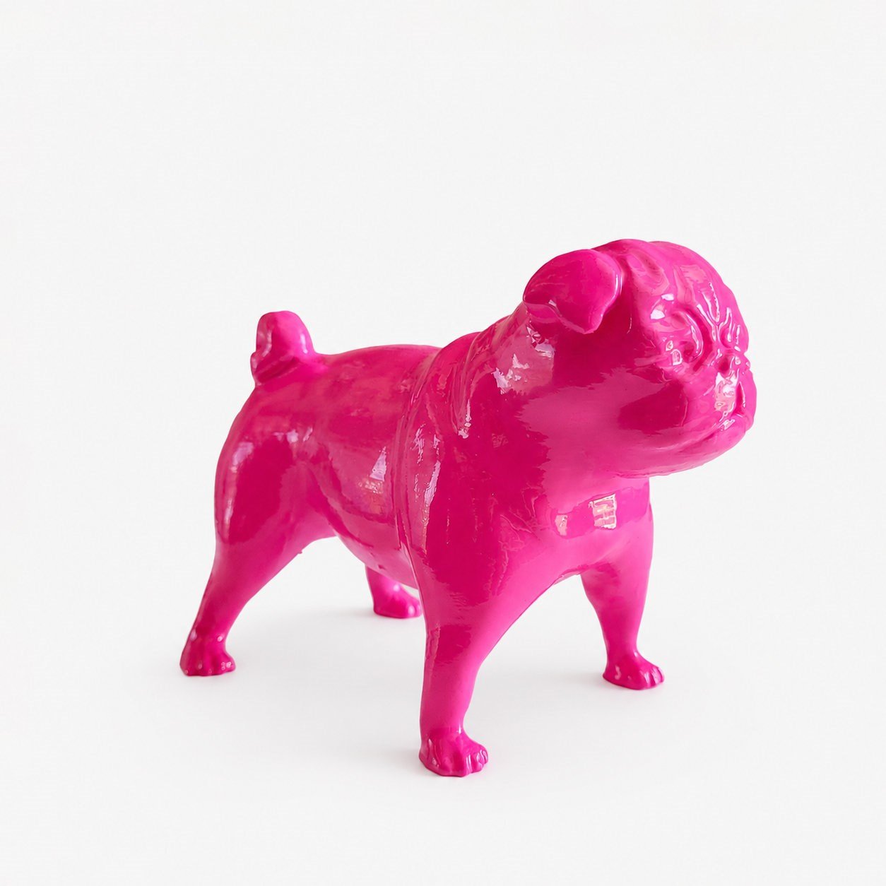 Pug Köpek Figürü | Şeker Pembe