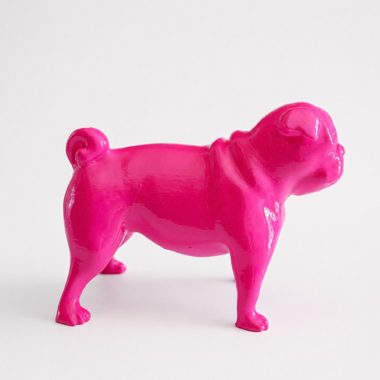 Pug Köpek Figürü | Şeker Pembe