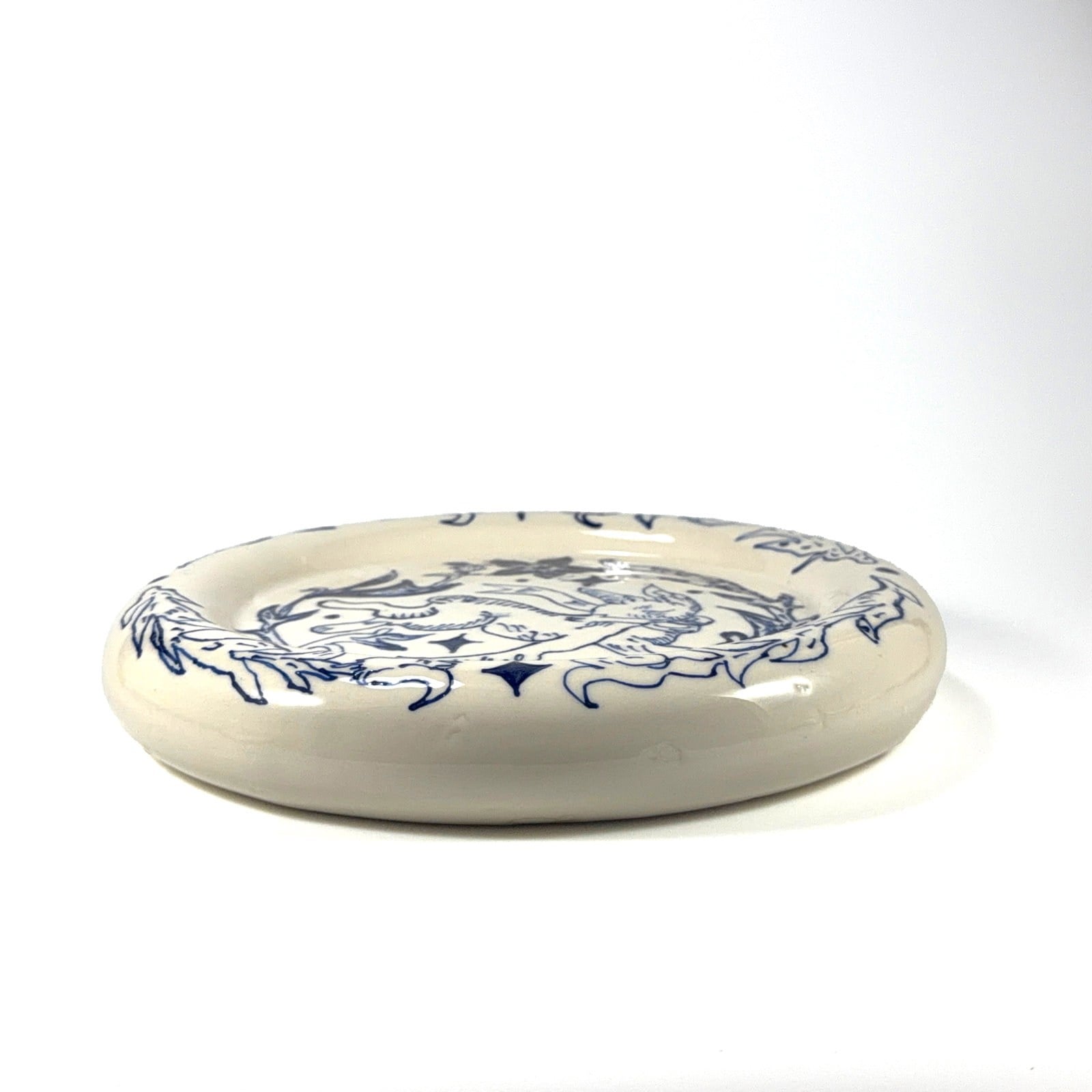 Rabbit Artplate Seramik Tabak