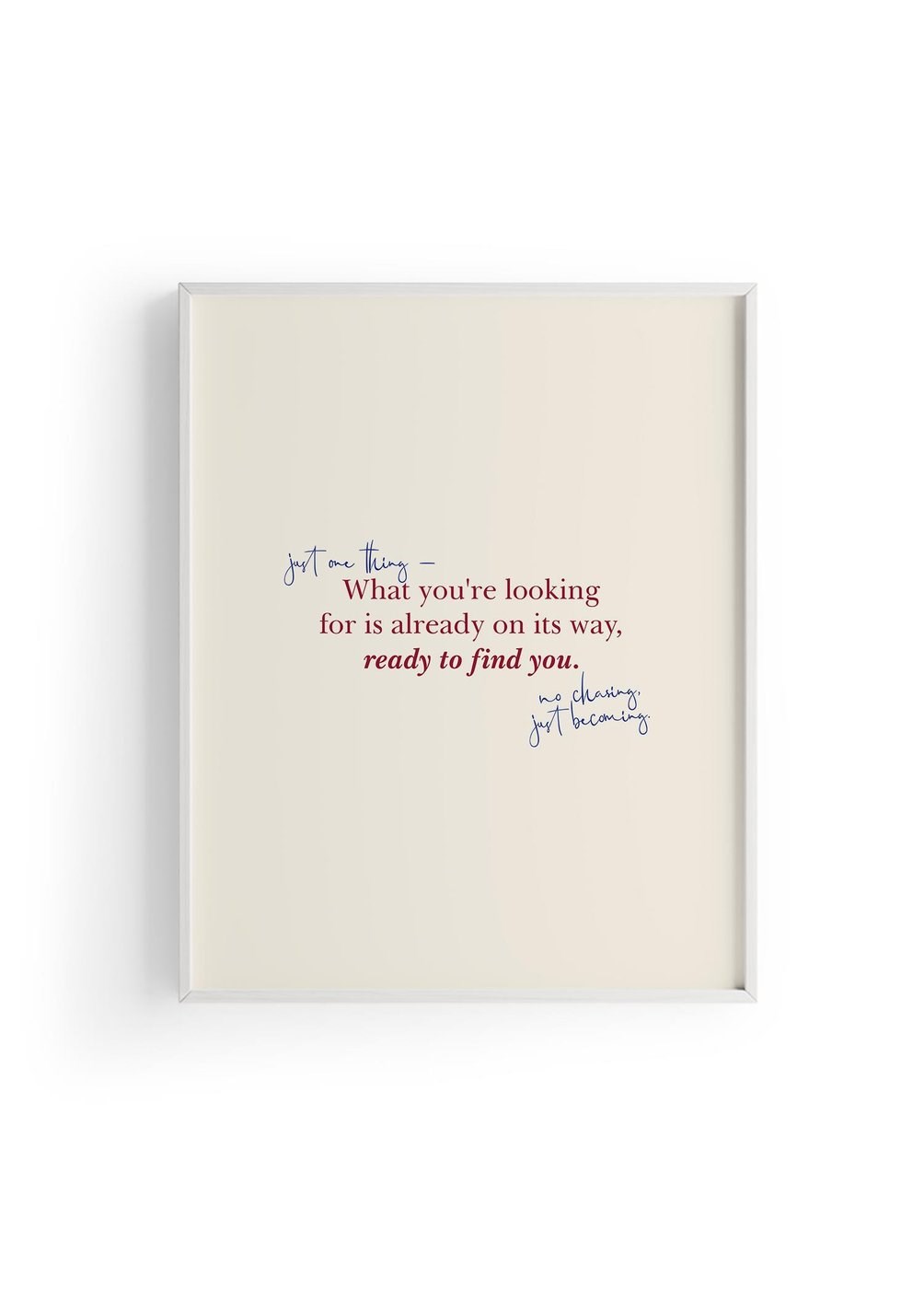 Ready To Find You | Tipografi Posteri