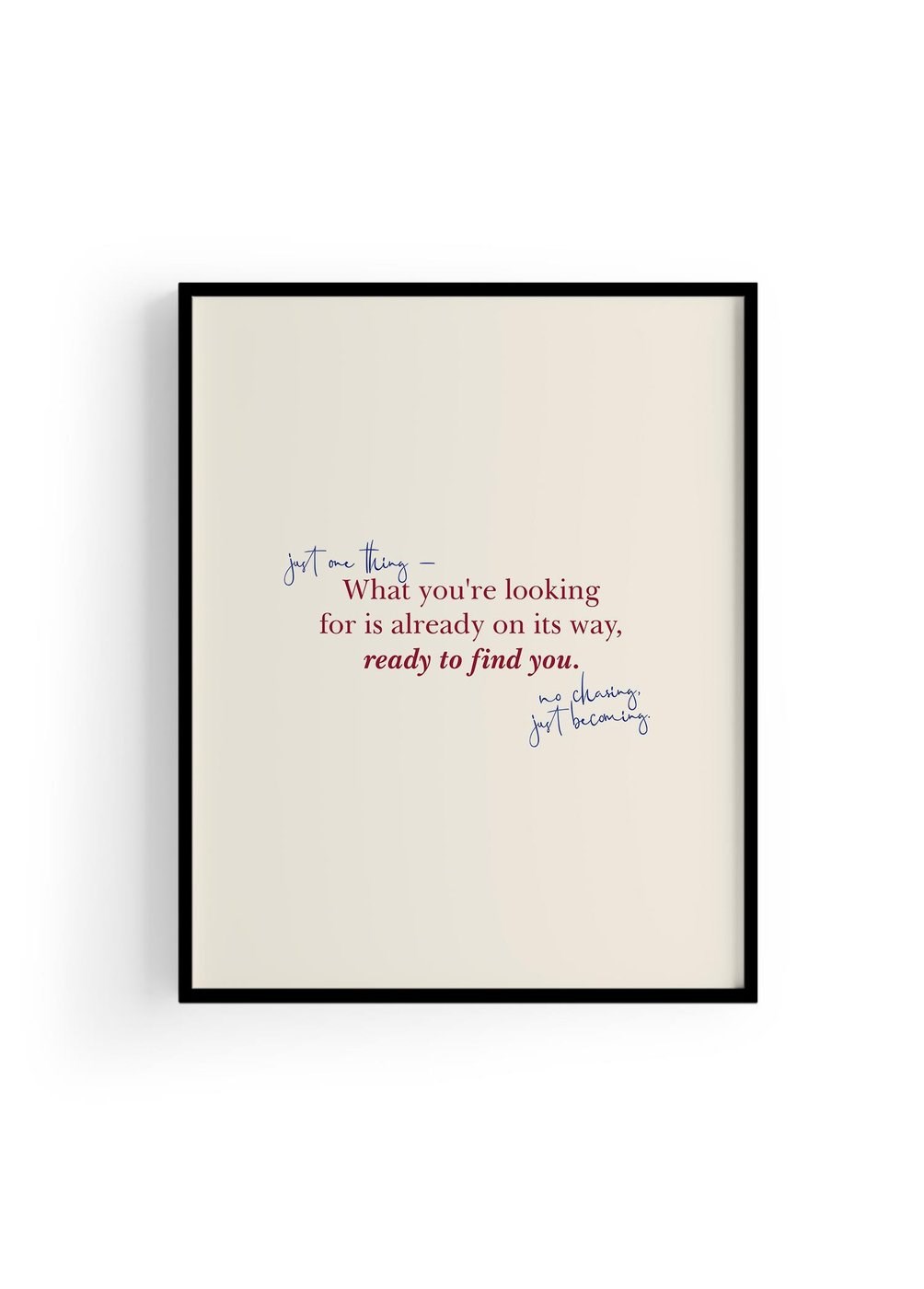 Ready To Find You | Tipografi Posteri