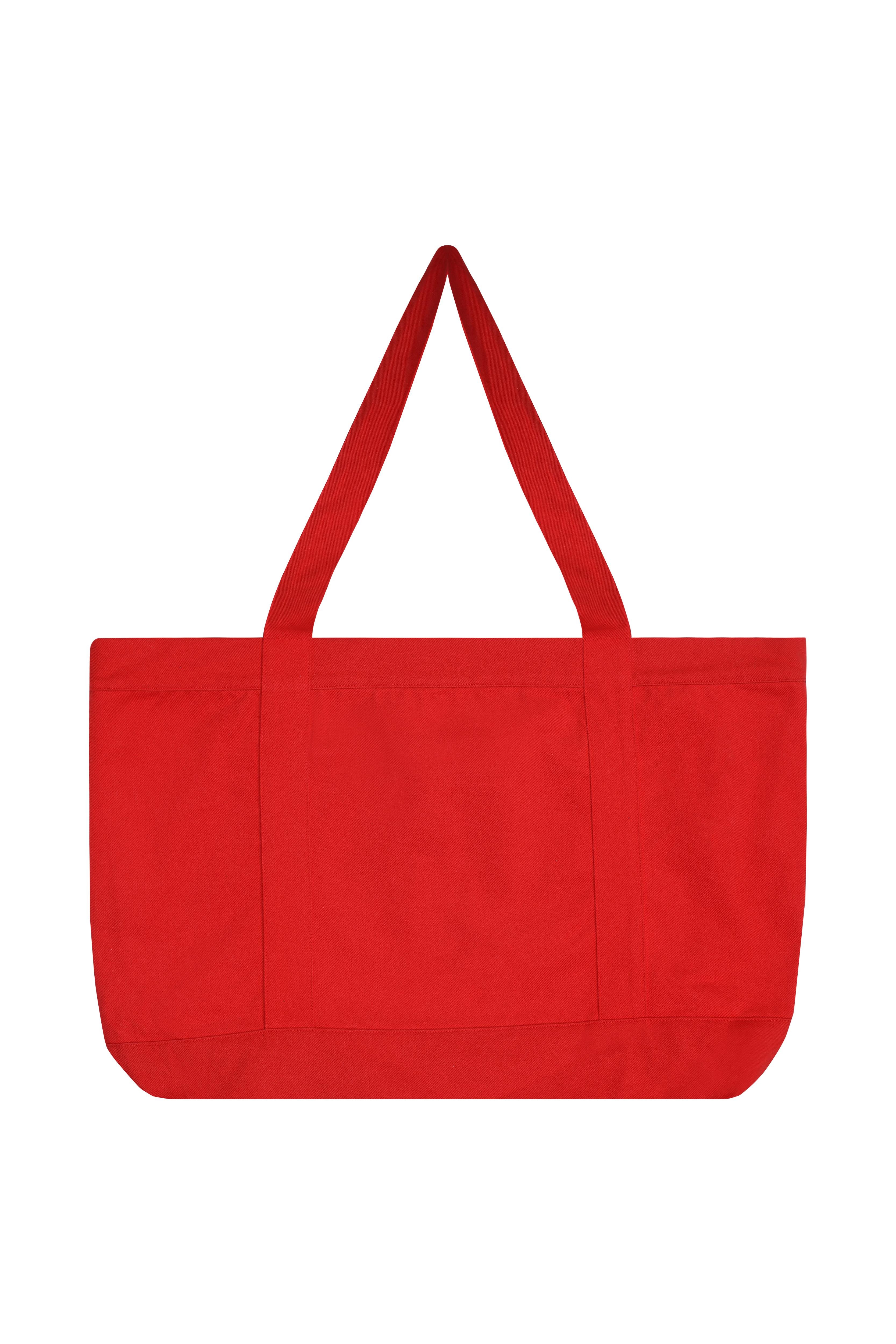 Recycled Big Tote Bag - Kırmızı