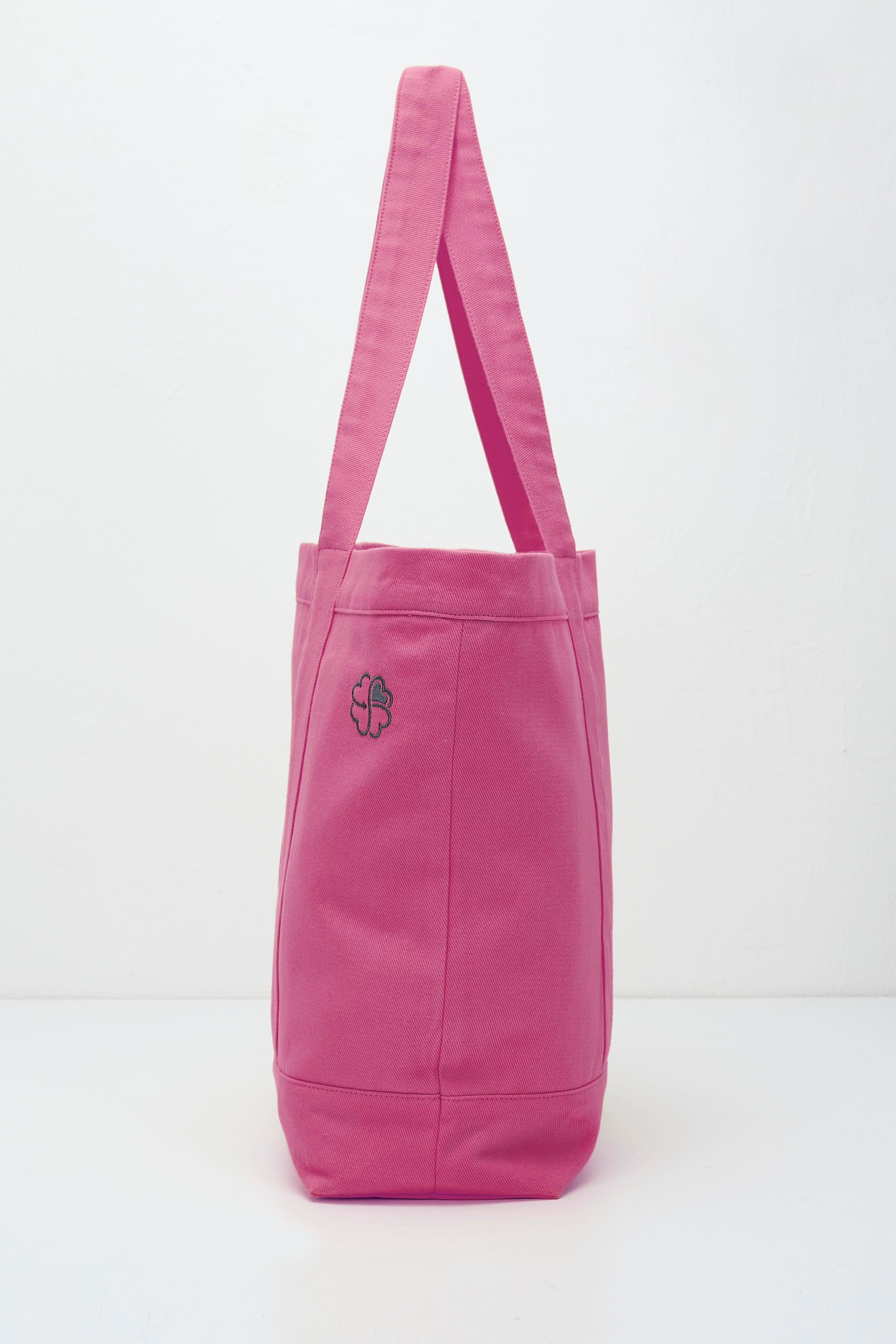 Recycled Big Tote Bag - Pembe