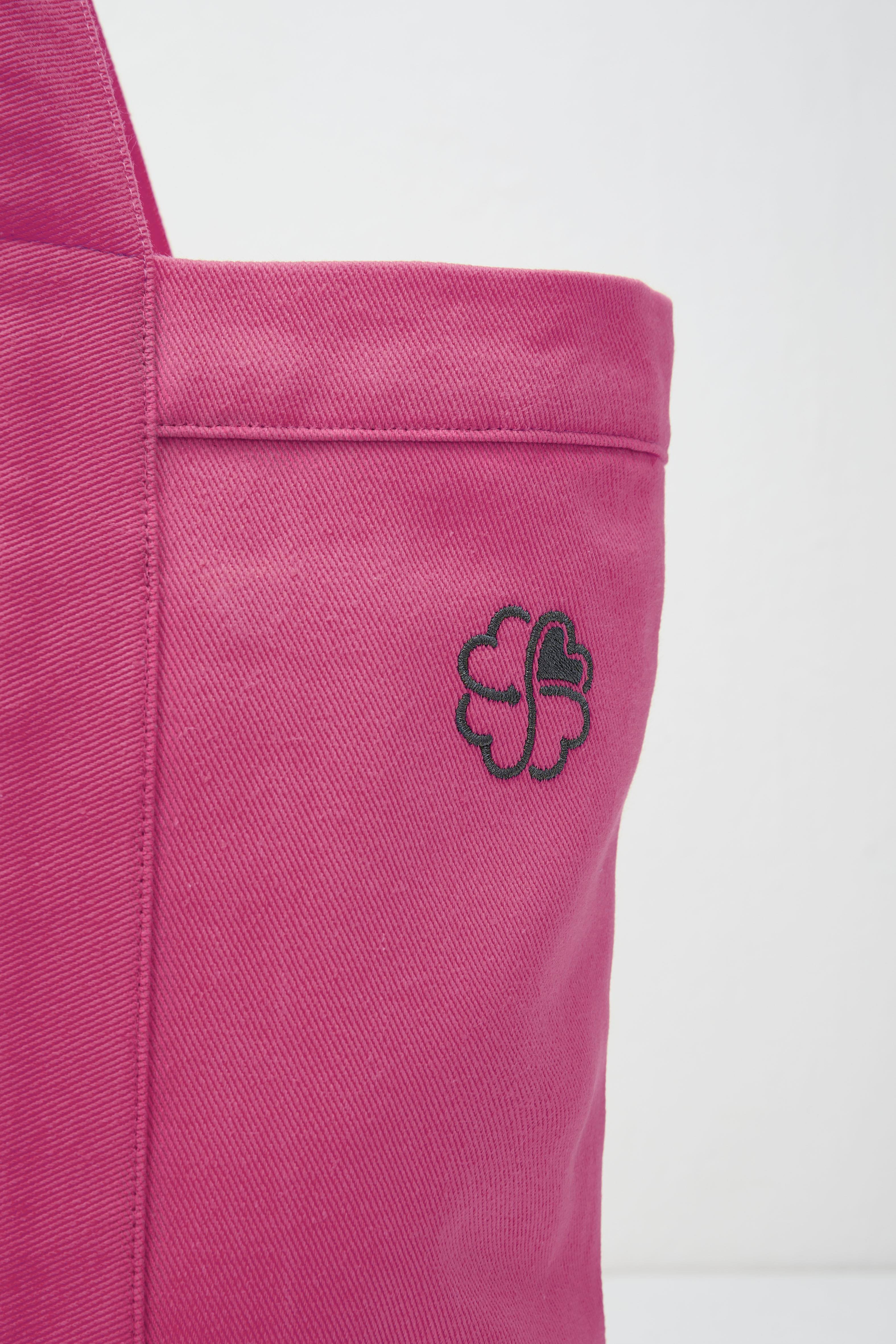 Recycled Big Tote Bag - Pembe