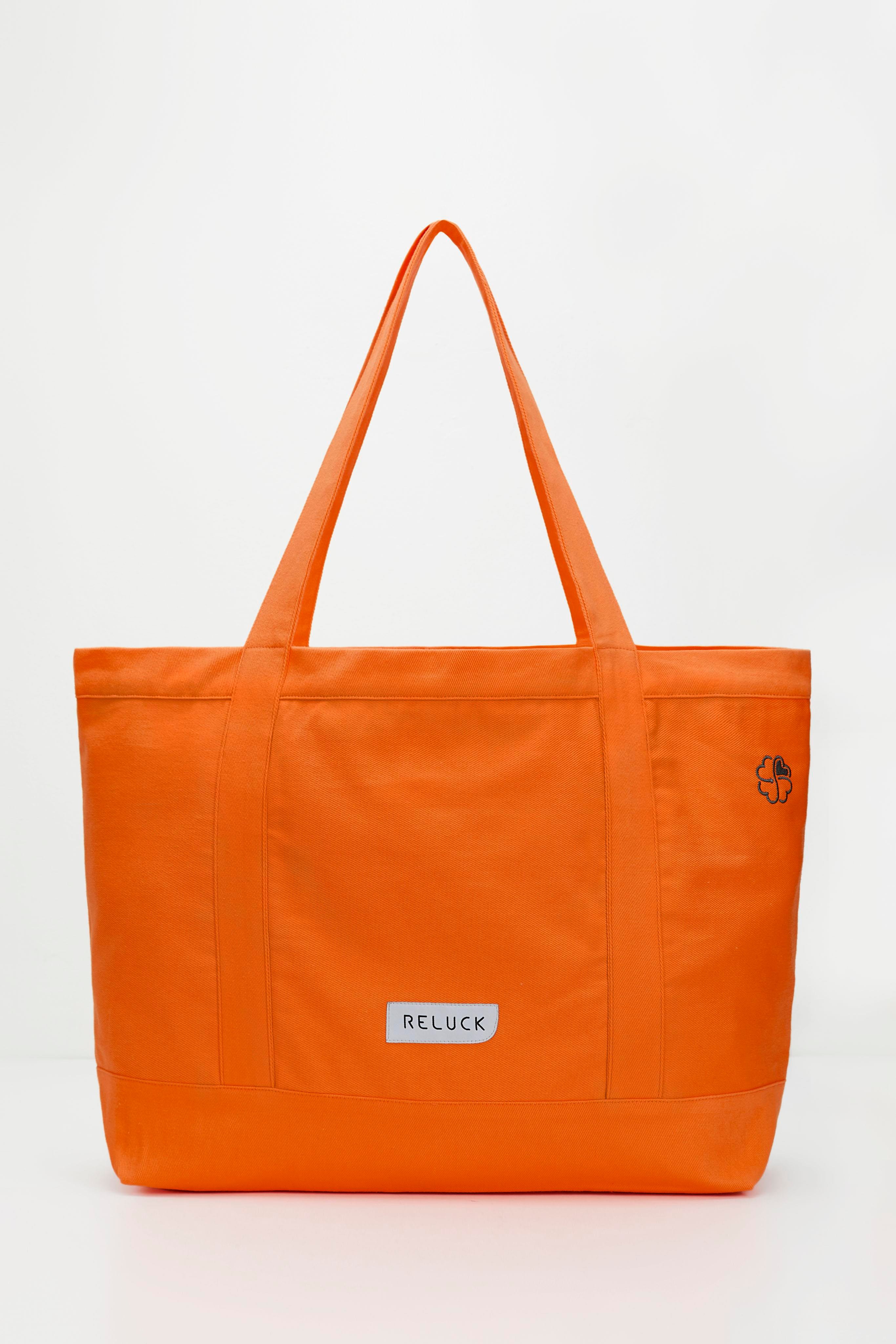 Recycled Big Tote Bag - Turuncu