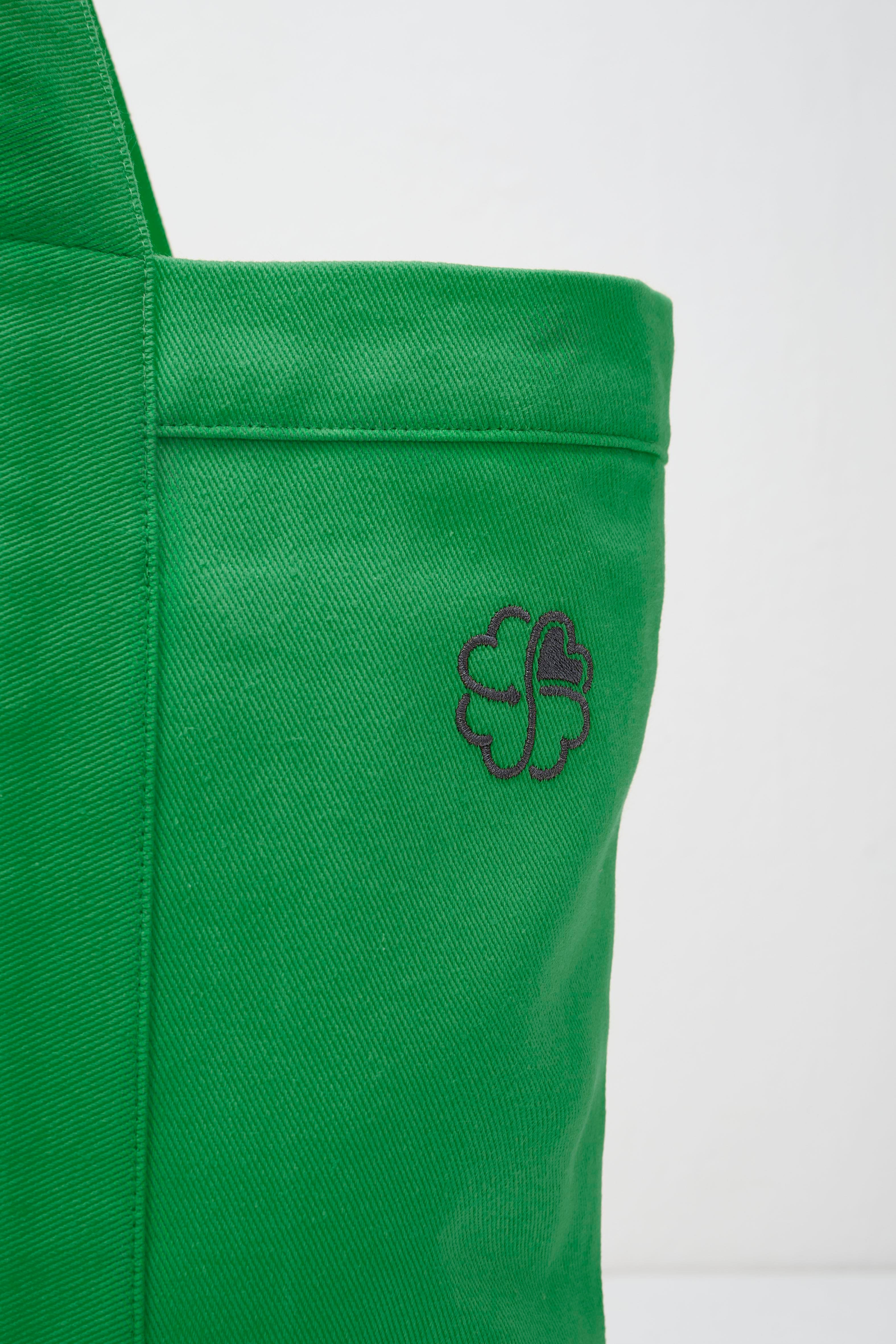 Recycled Big Tote Bag - Yeşil