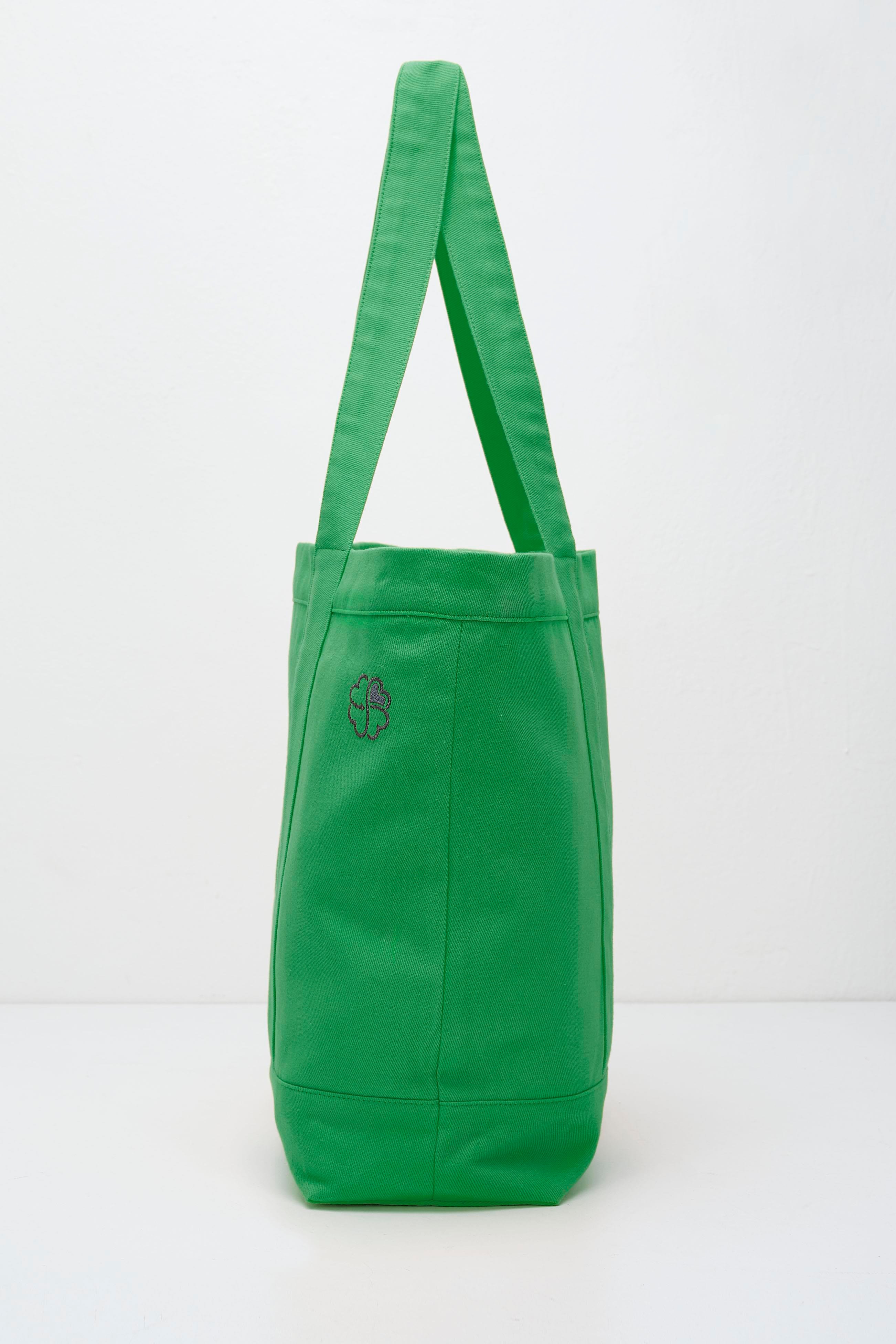 Recycled Big Tote Bag - Yeşil