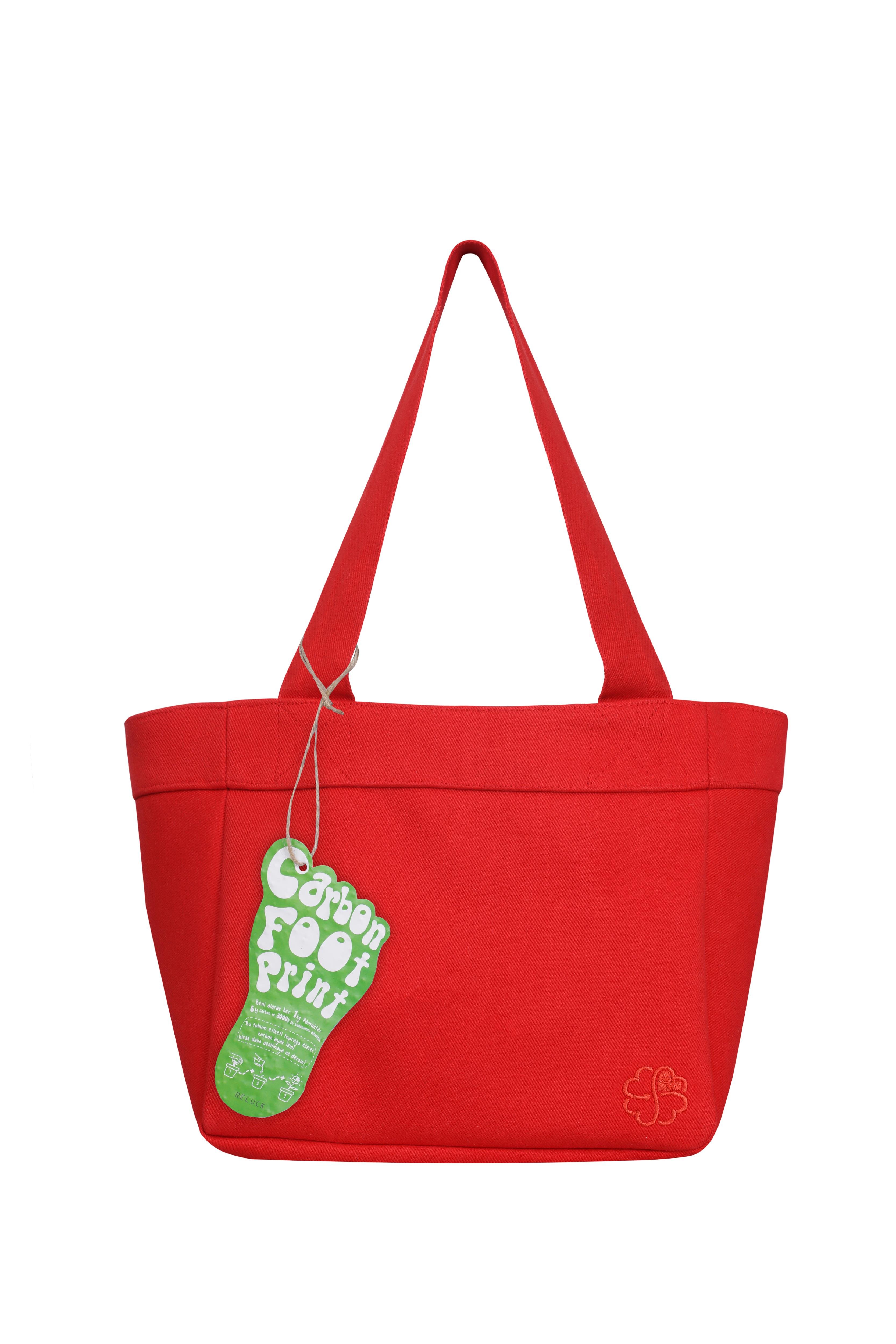 Recycled Mini Bag - Kırmızı