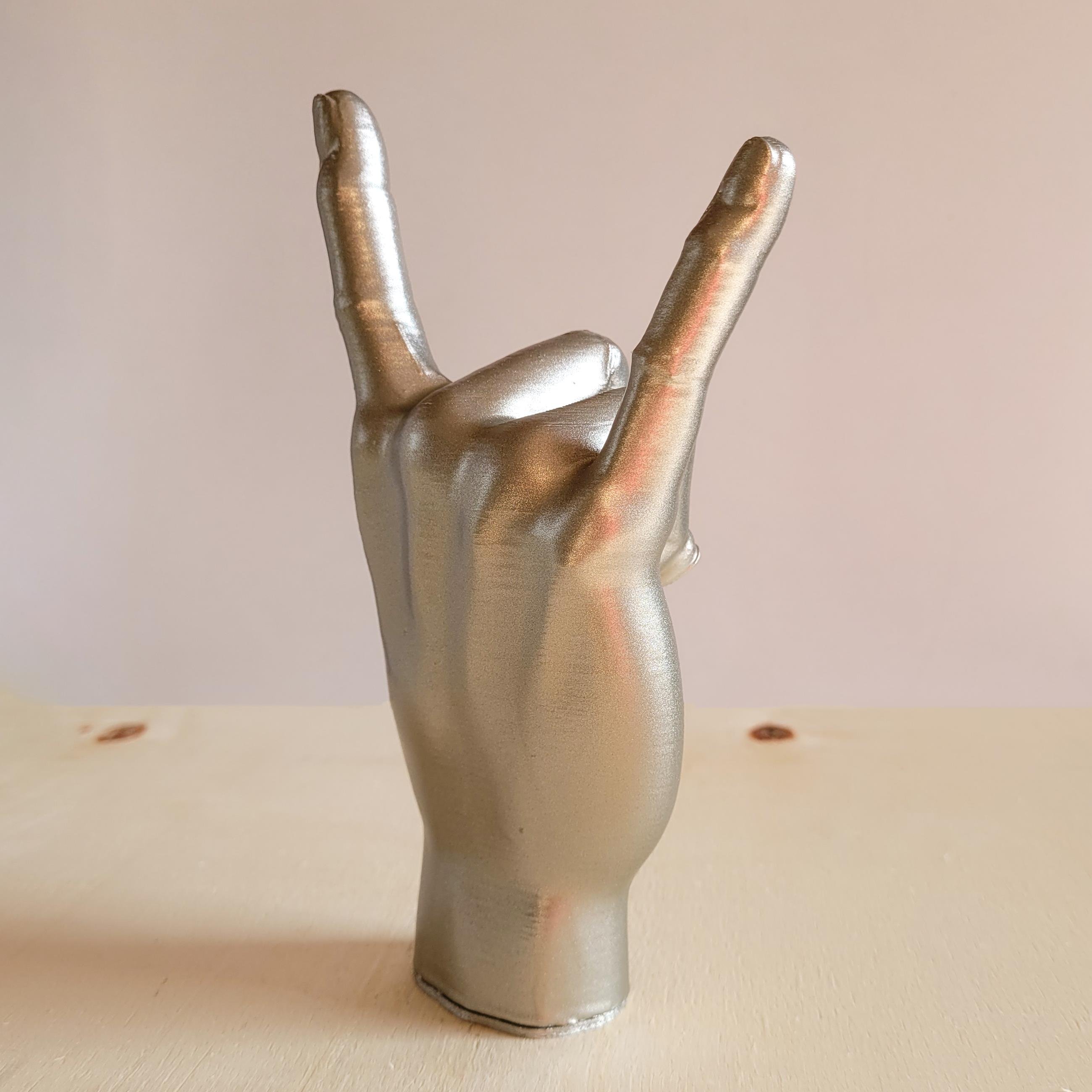 Rock El Figürü | Gümüş