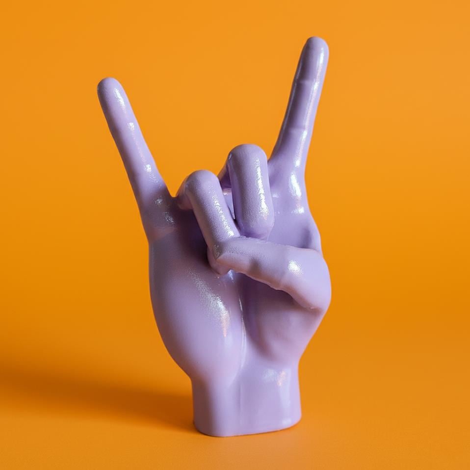 Rock El Figürü | Lila