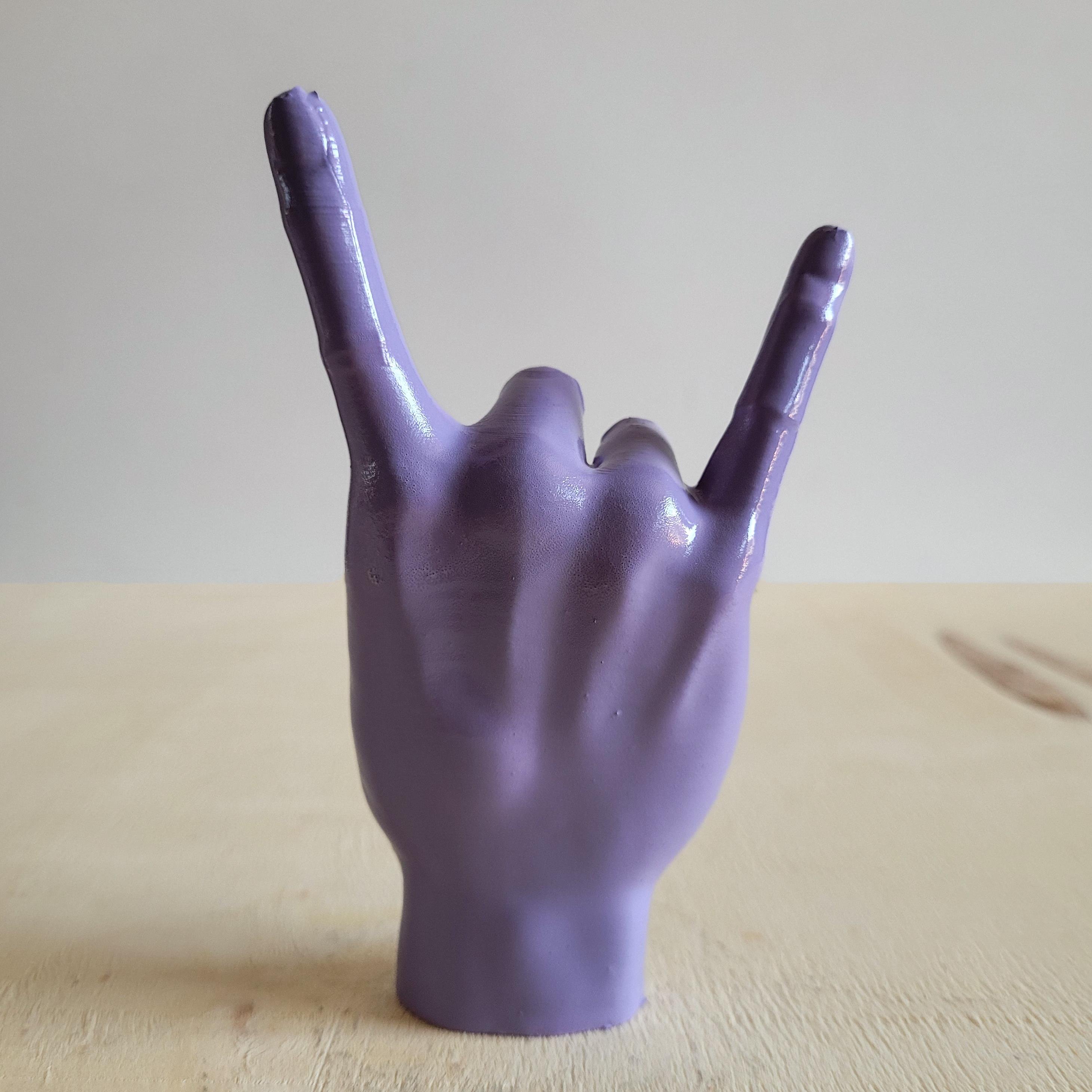 Rock El Figürü | Lila