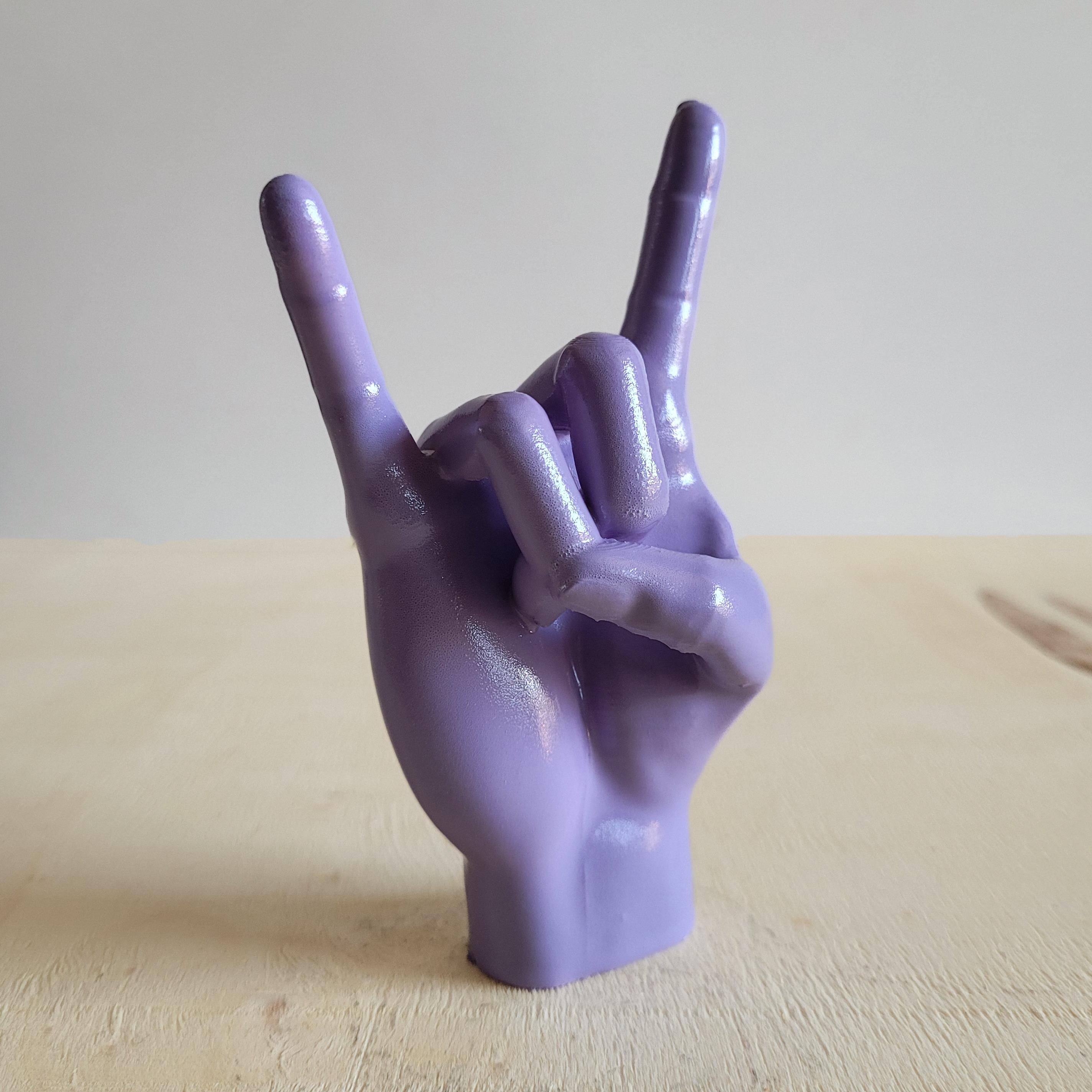 Rock El Figürü | Lila