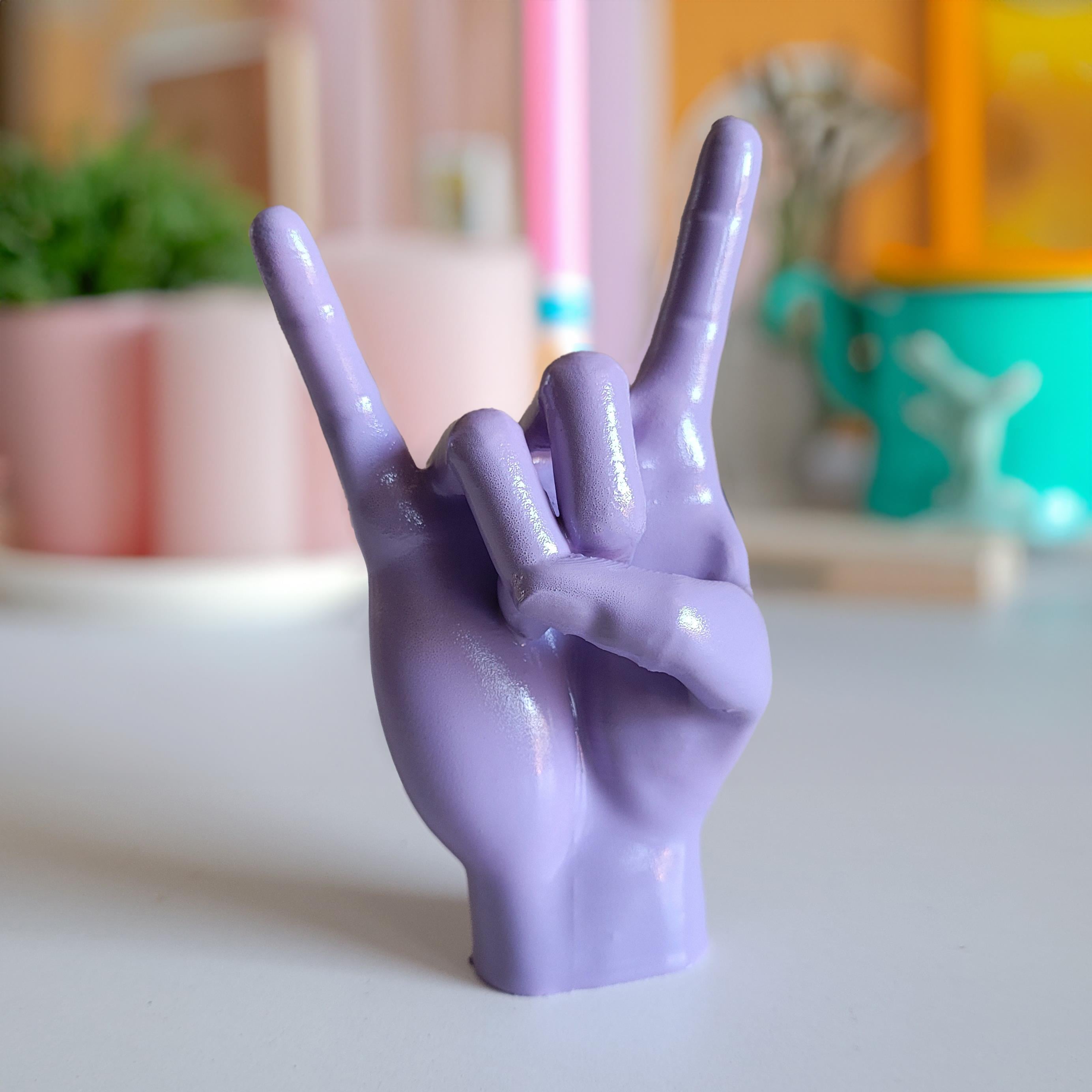 Rock El Figürü | Lila