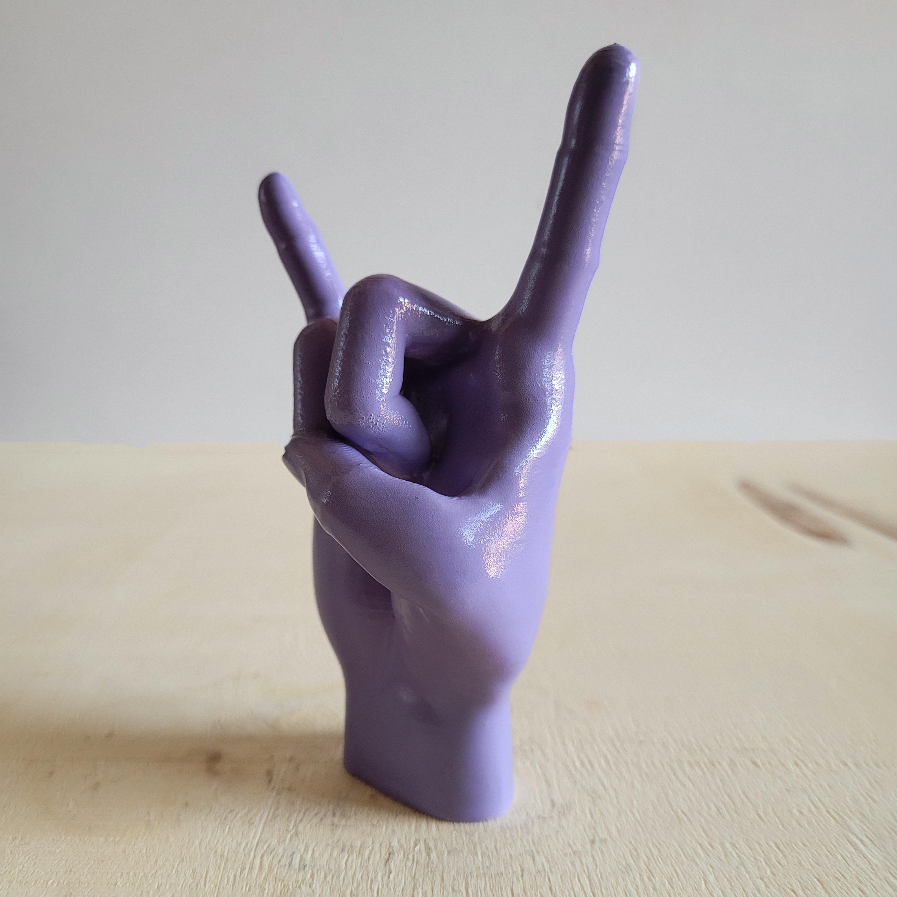 Rock El Figürü | Lila