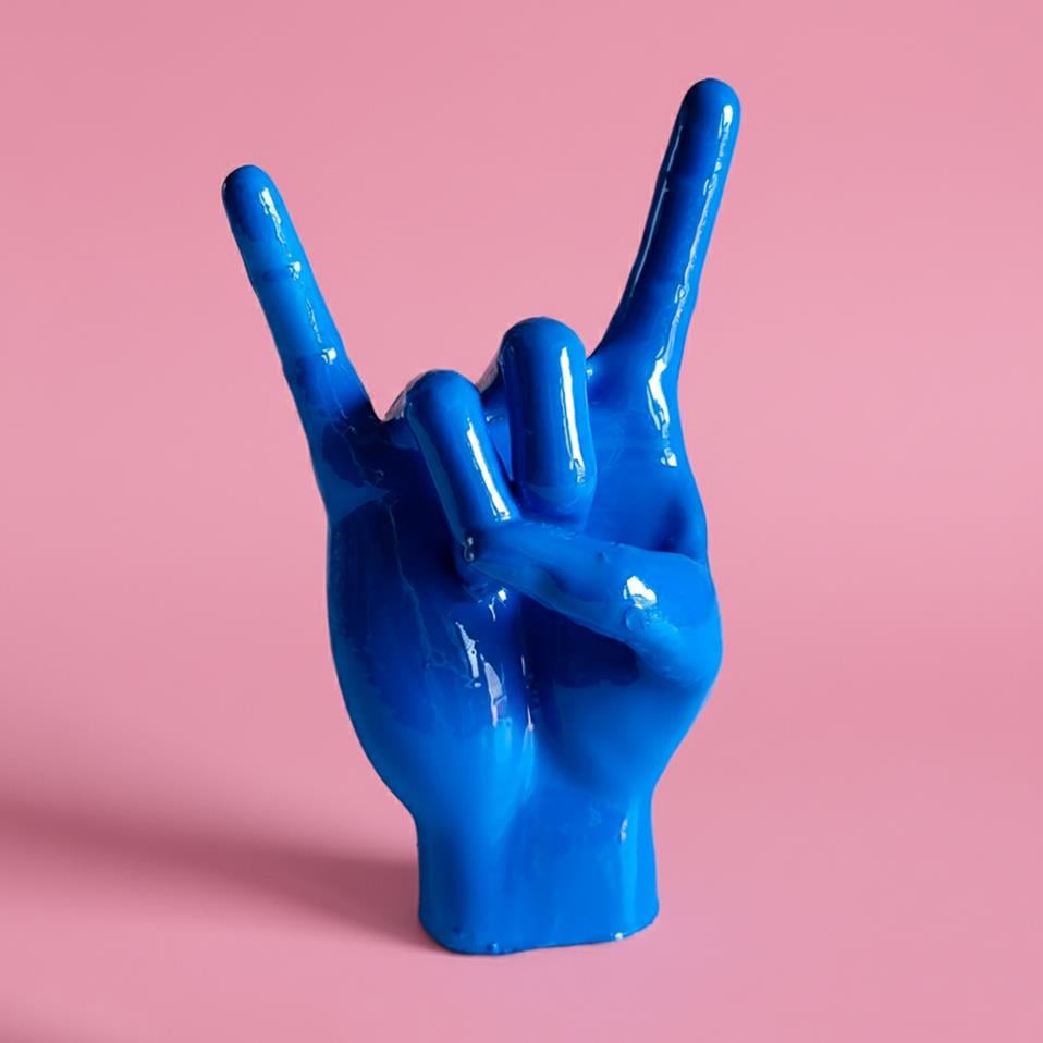 Rock El Figürü | Mavi