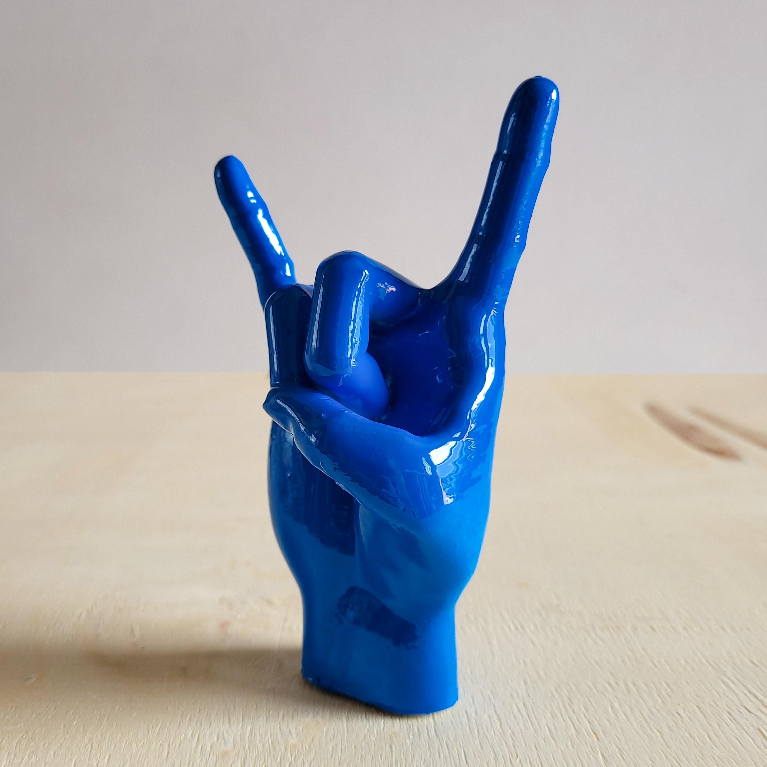 Rock El Figürü | Mavi
