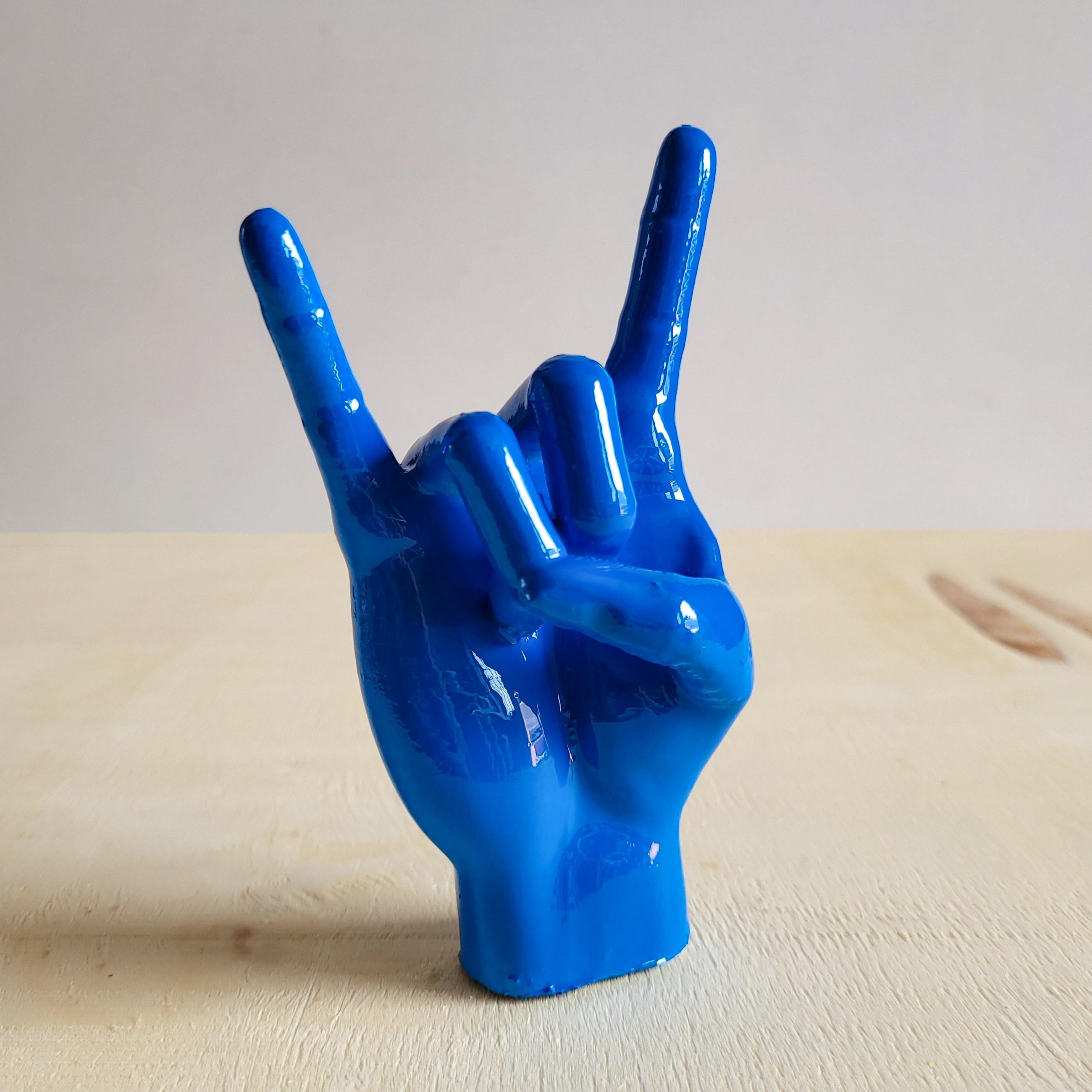 Rock El Figürü | Mavi
