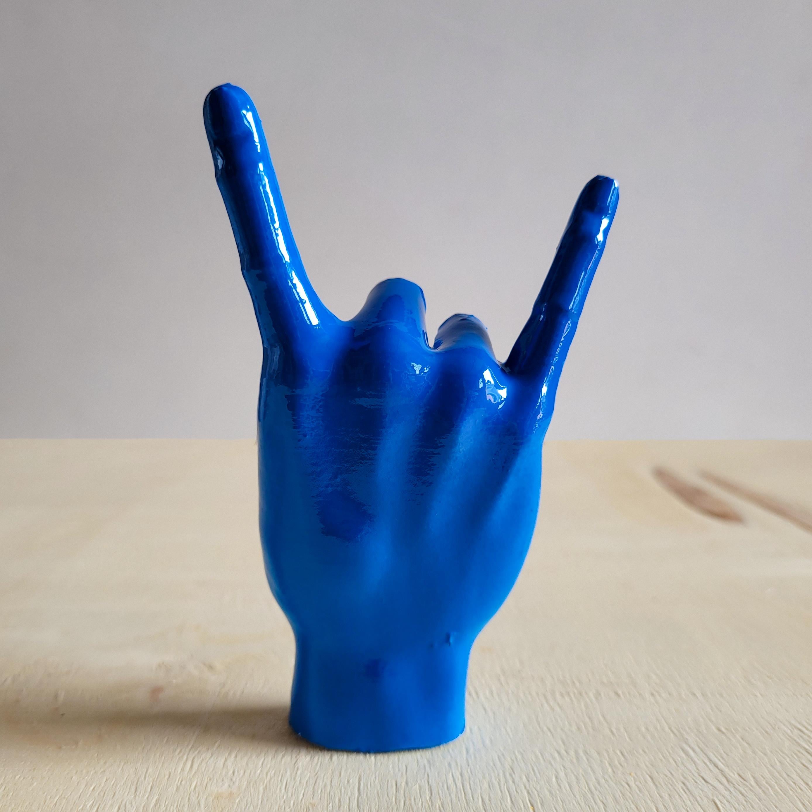 Rock El Figürü | Mavi