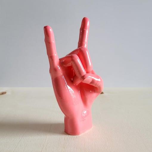 Rock El Figürü | Pembe