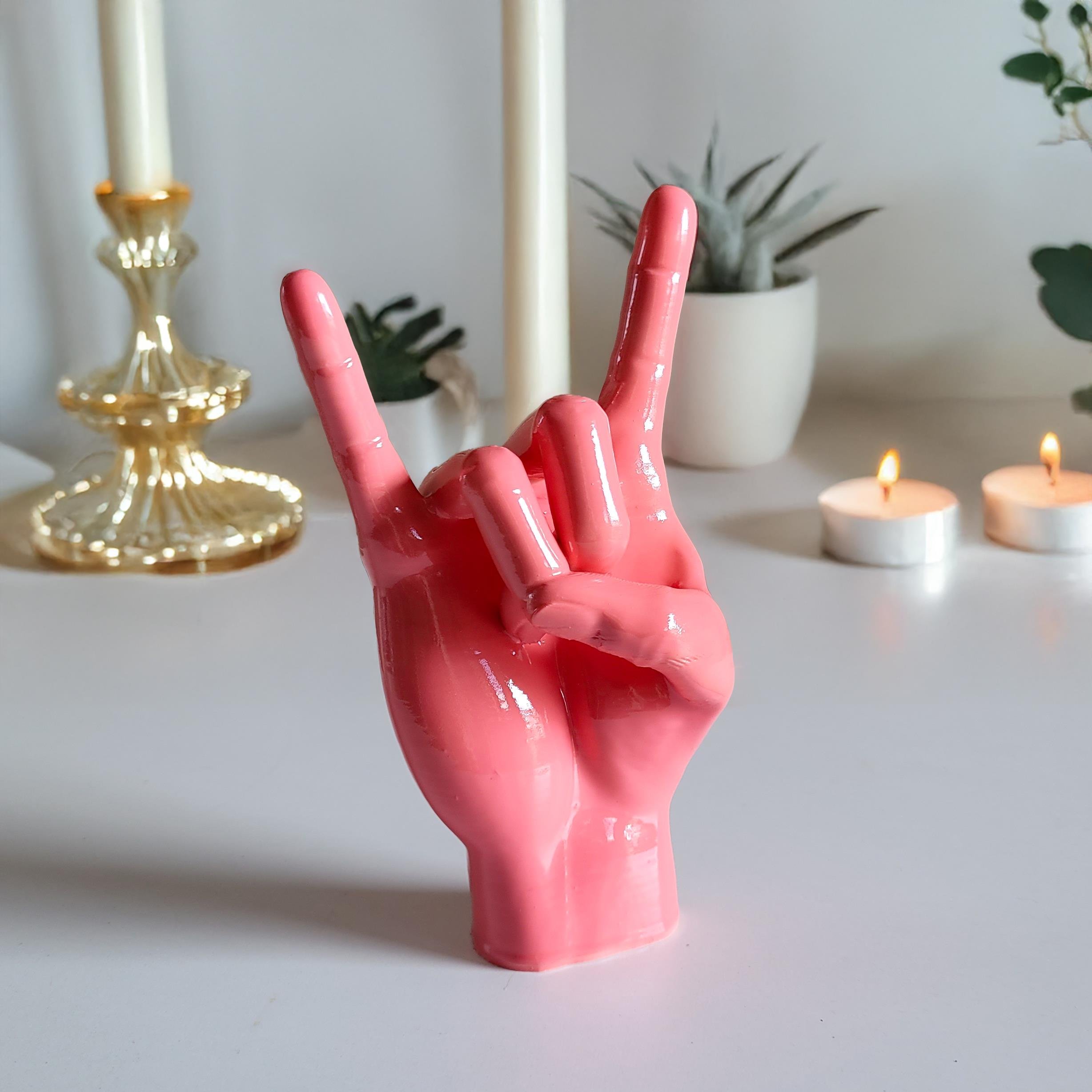 Rock El Figürü | Pembe