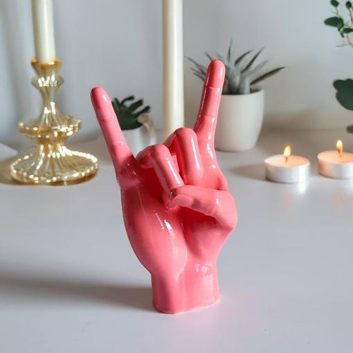 Rock El Figürü | Pembe