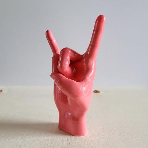 Rock El Figürü | Pembe