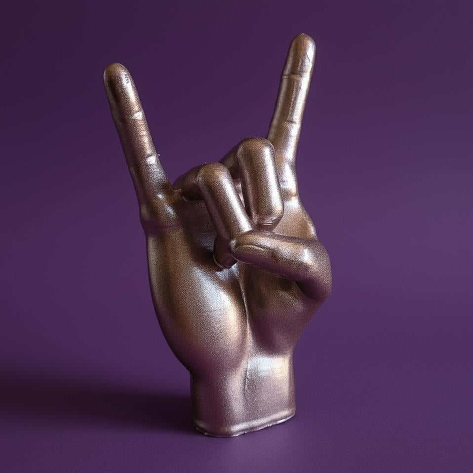 Rock El Figürü | Rose Gold